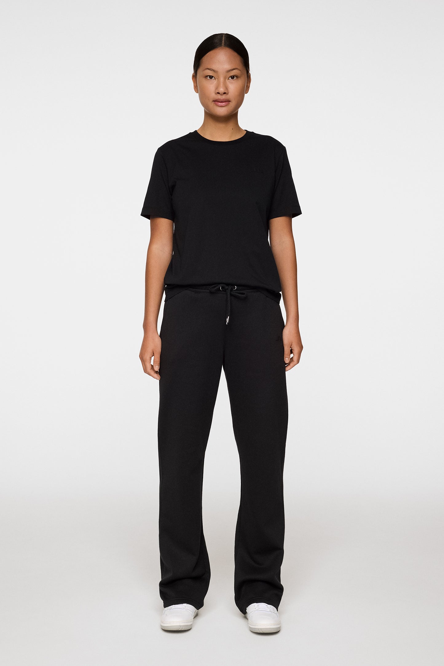 W Alpha T-shirt in Black by J.Lindeberg