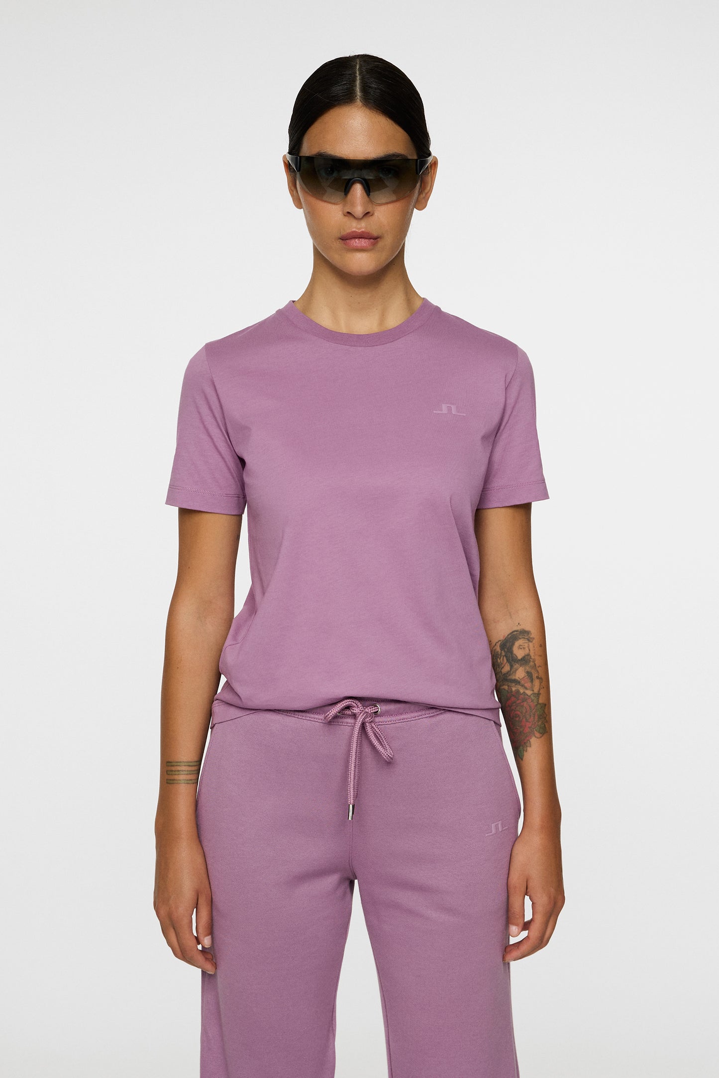 W Alpha T-shirt in Very Grape by J.Lindeberg