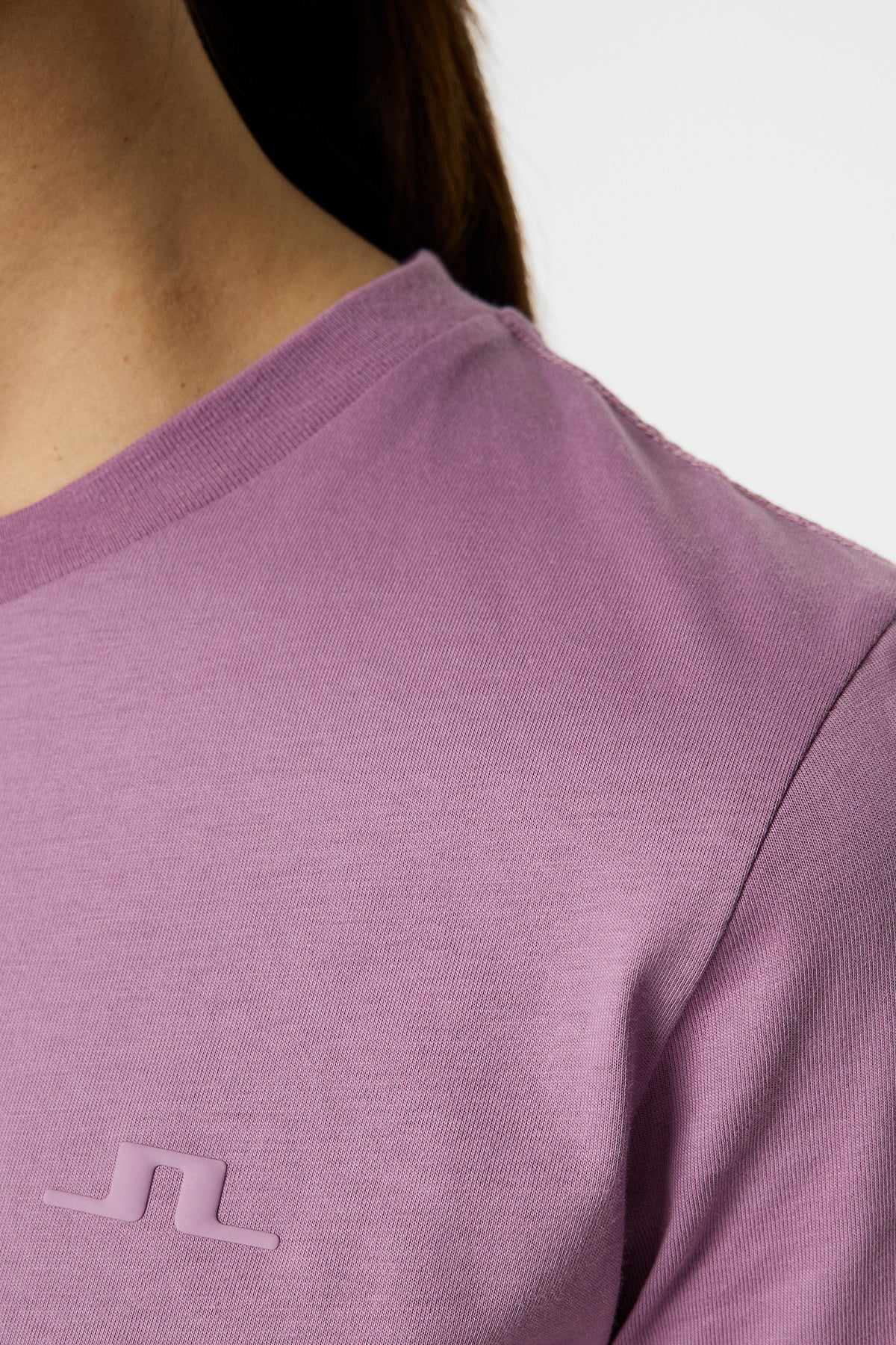 W Alpha T-shirt in Very Grape by J.Lindeberg