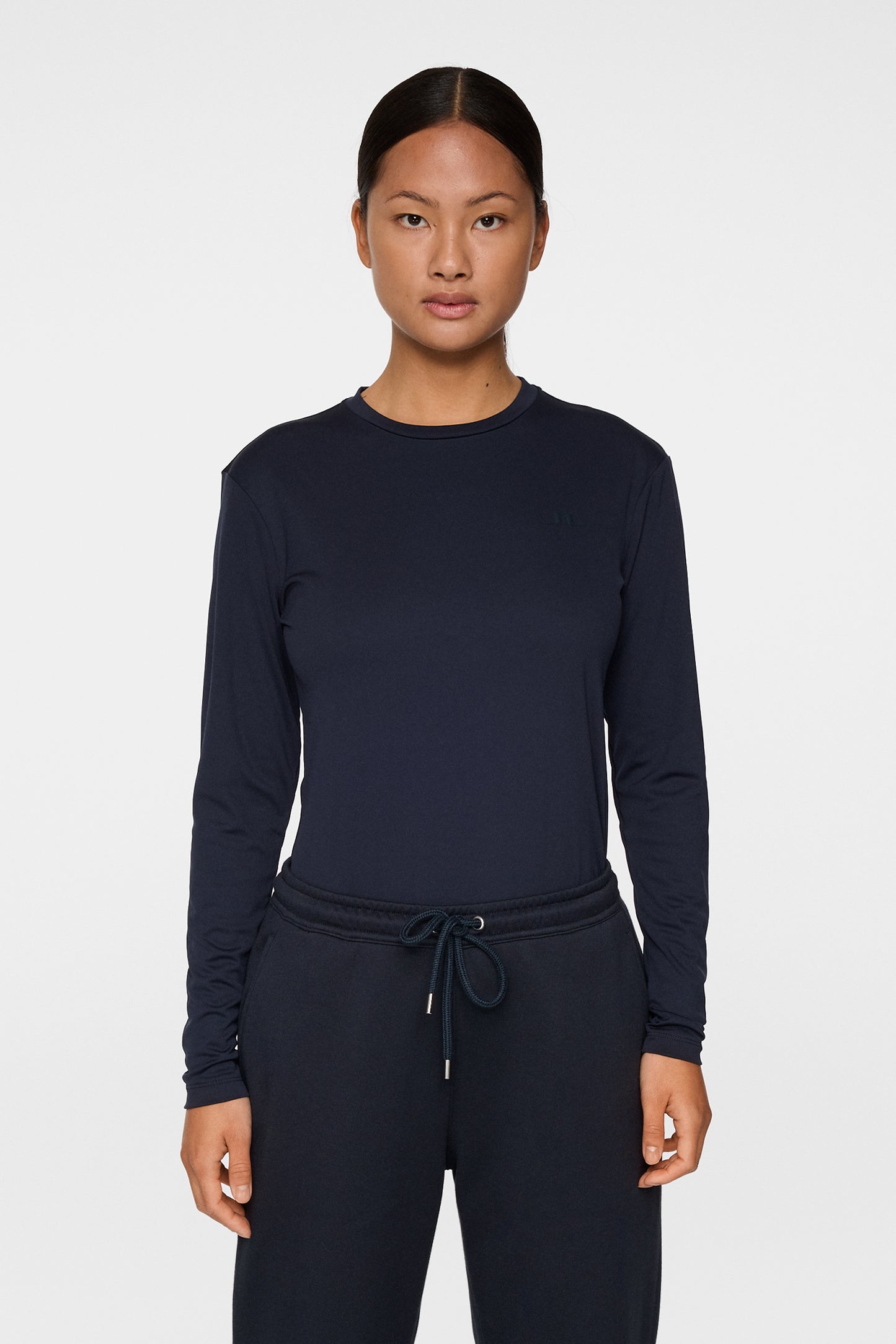 Ada LS T-shirt in JL Navy by J.Lindeberg