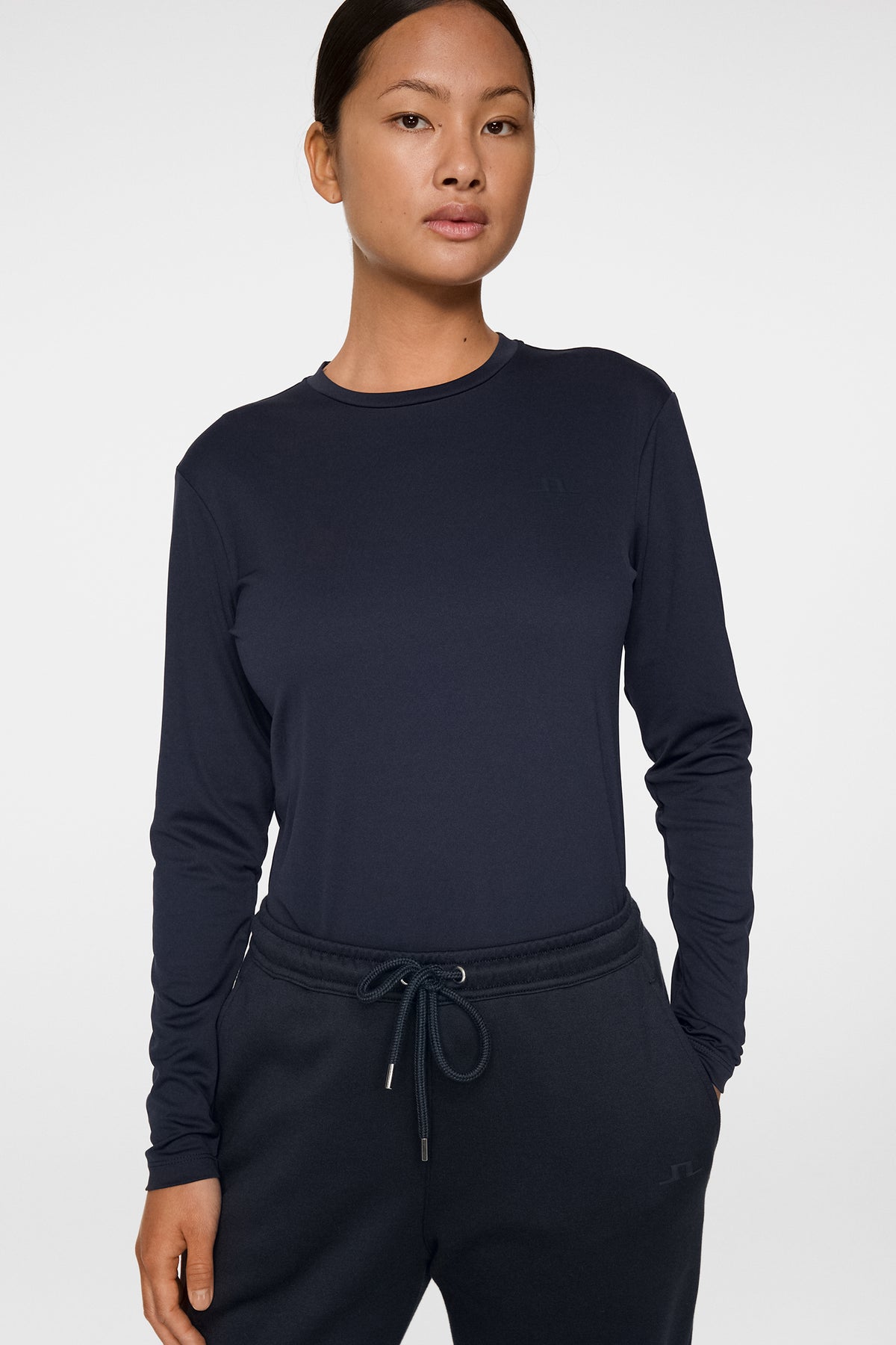 Ada LS T-shirt in JL Navy by J.Lindeberg