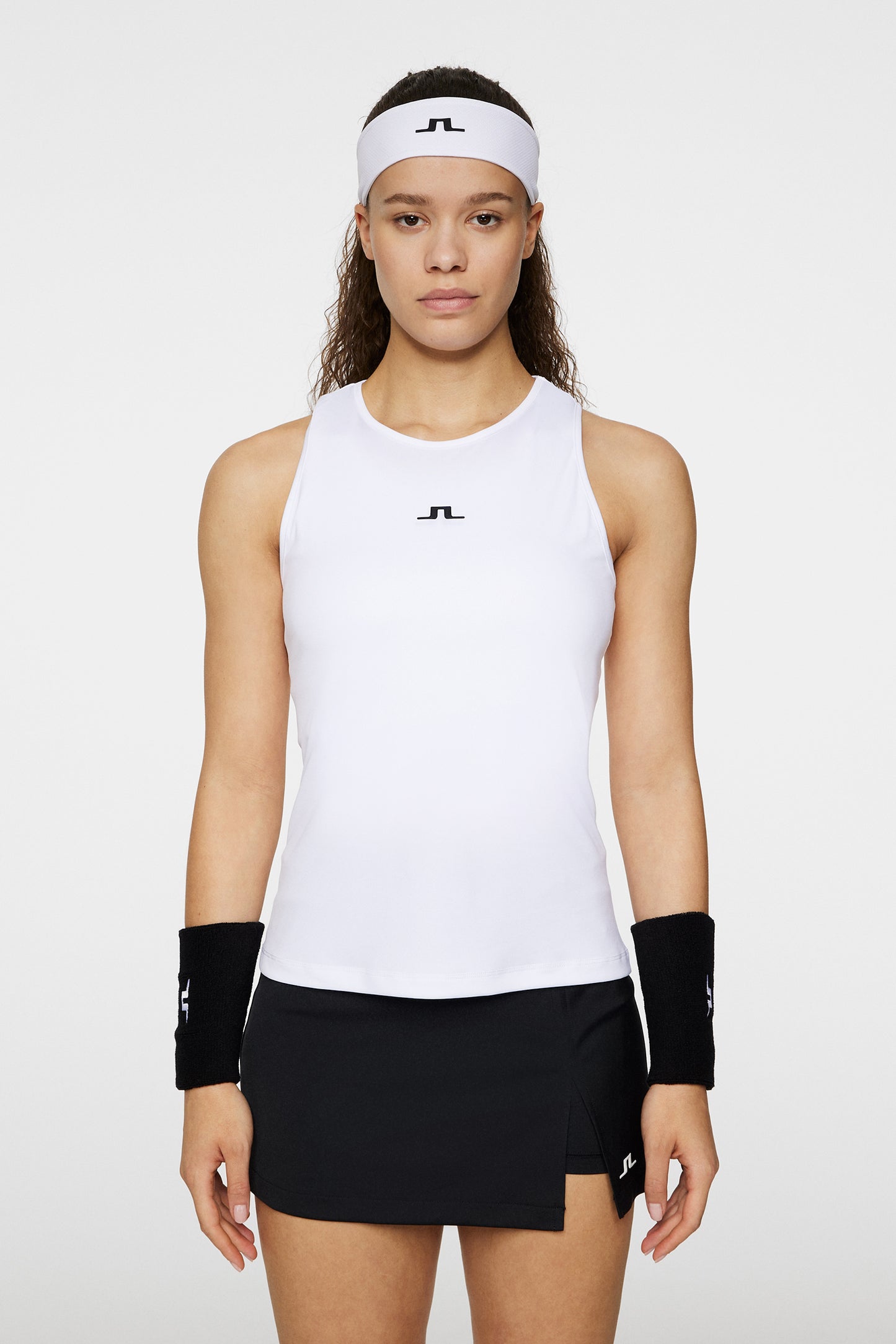 Delia Tank Top in White by J.Lindeberg