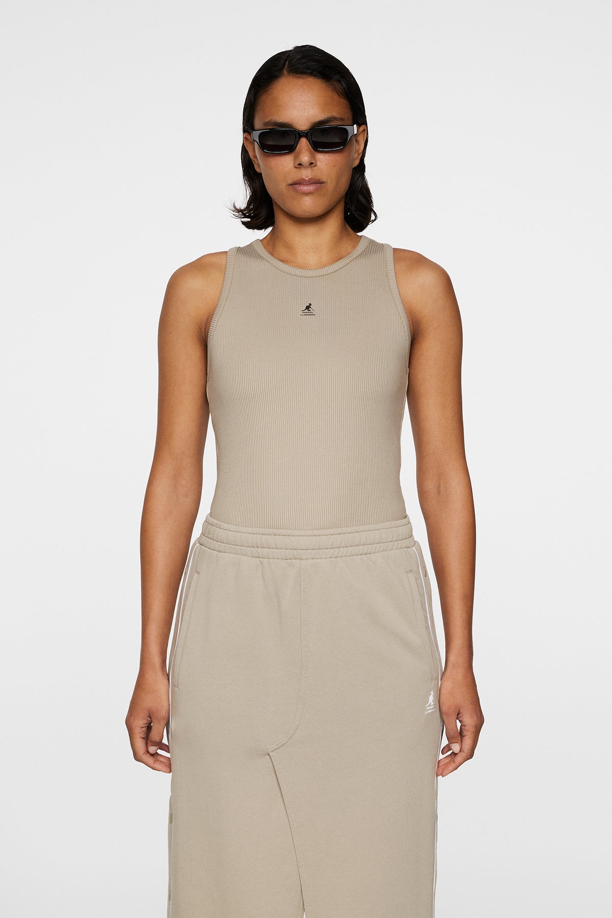 Sofie Tanktop in Vintage Khaki by J.Lindeberg
