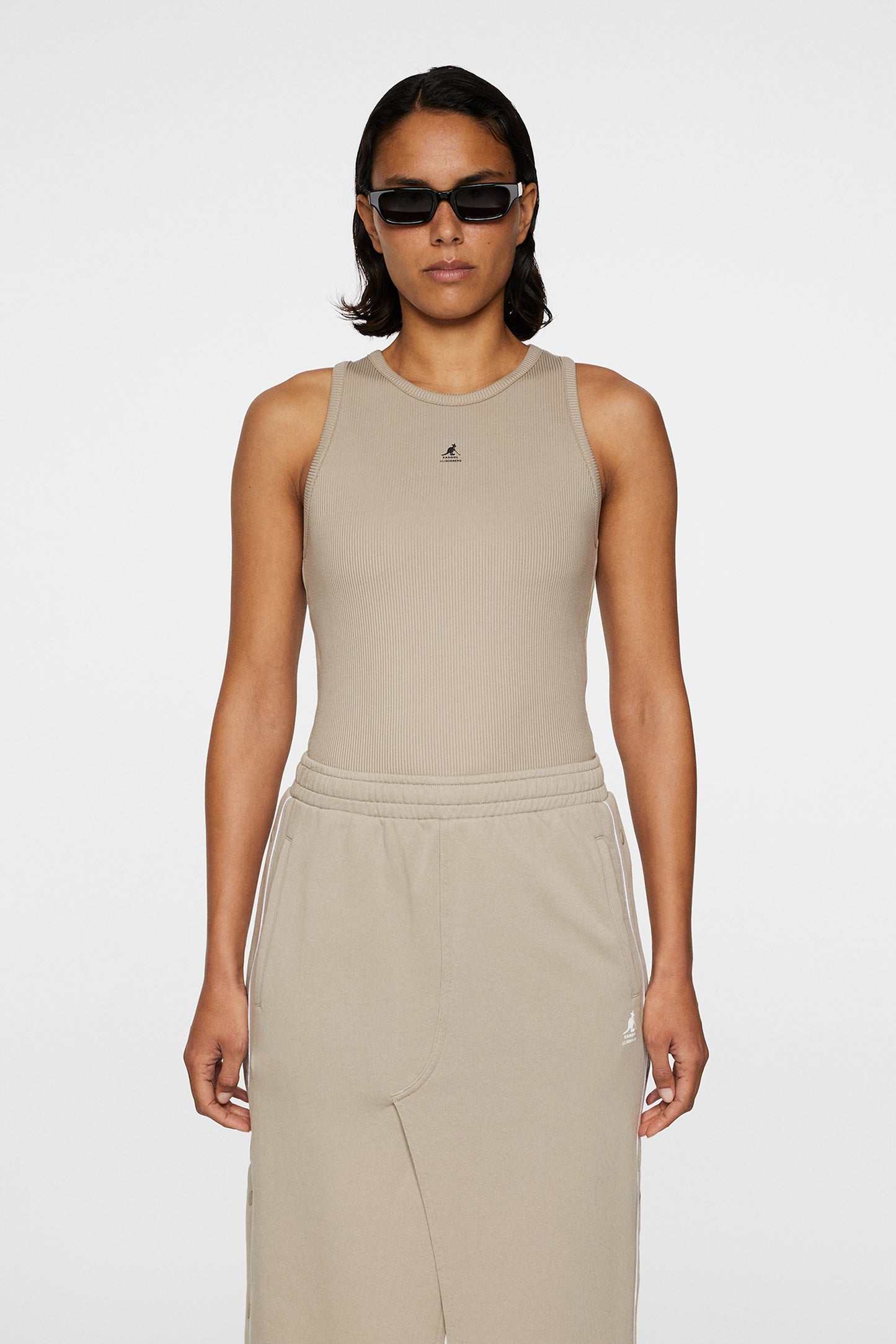 Sofie Tanktop in Vintage Khaki by J.Lindeberg