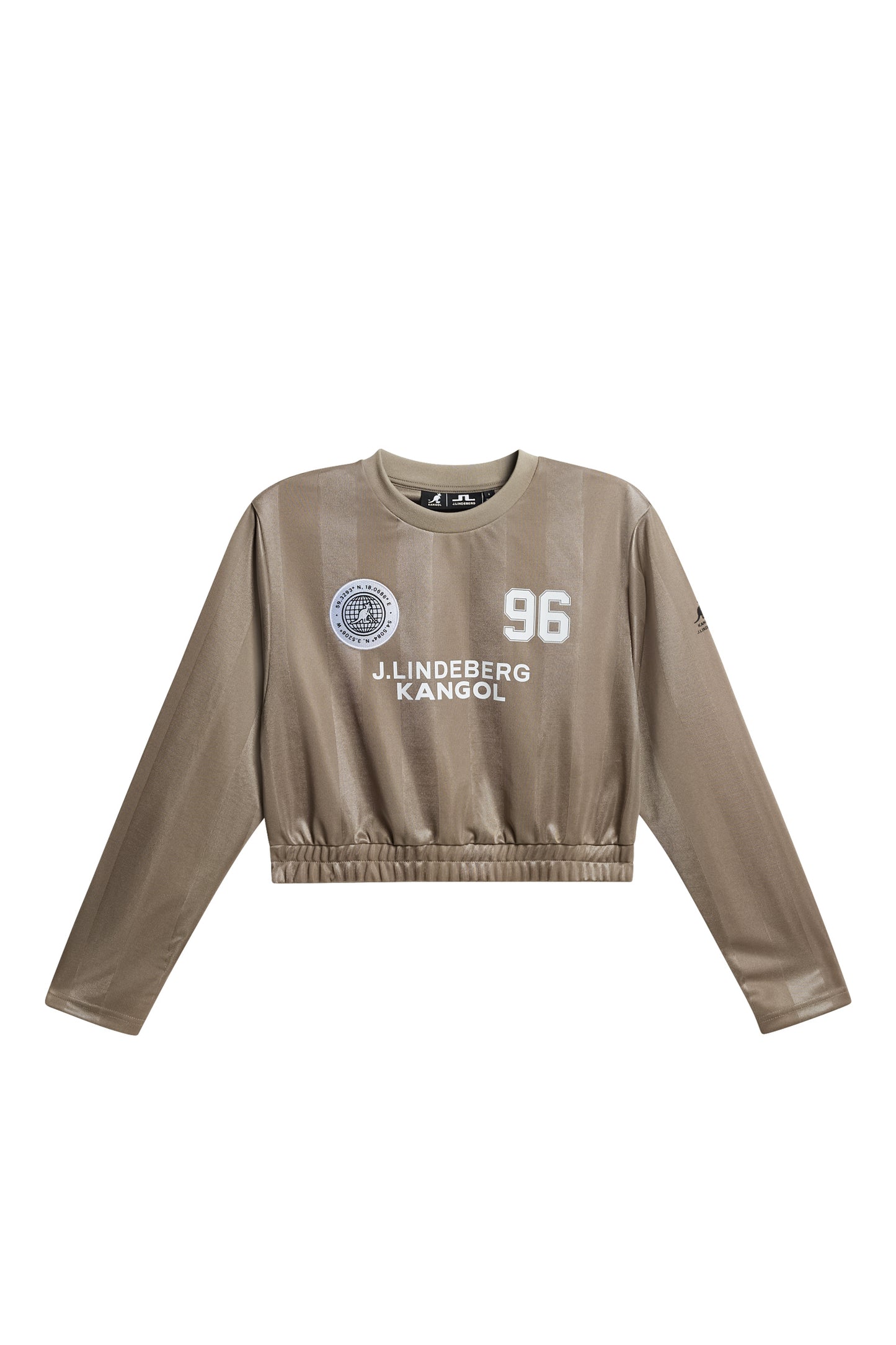 Fiona Football Jersey in Vintage Khaki by J.Lindeberg