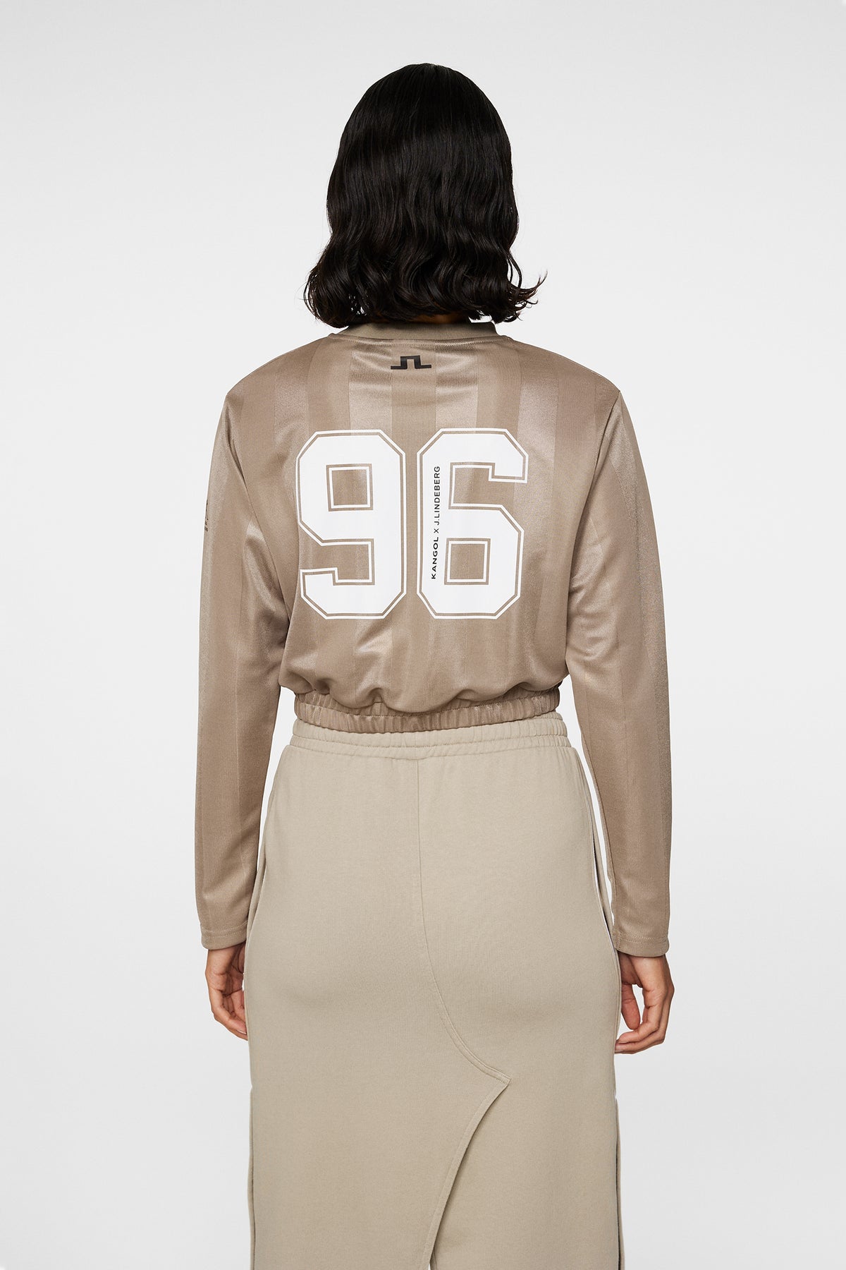 Fiona Football Jersey in Vintage Khaki by J.Lindeberg