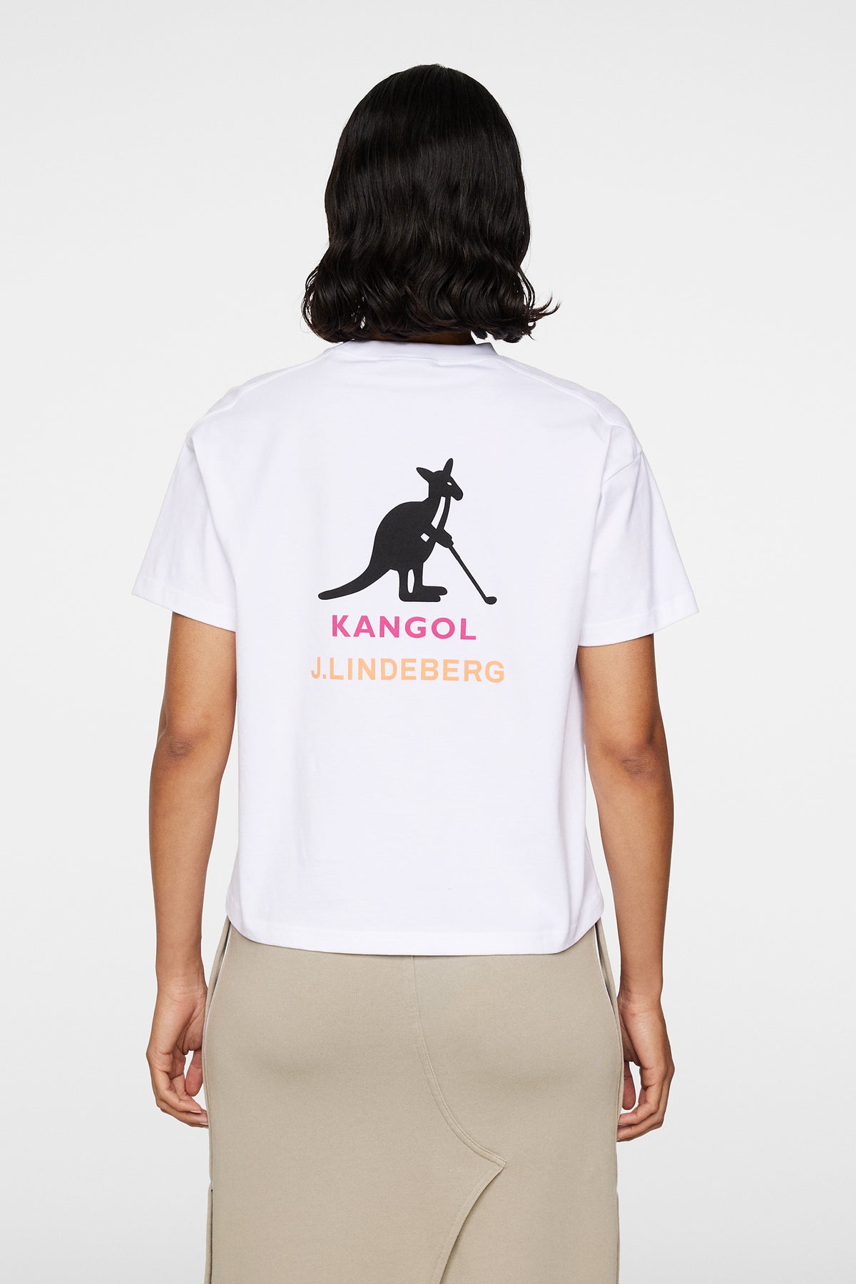 Lina T-shirt in White by J.Lindeberg