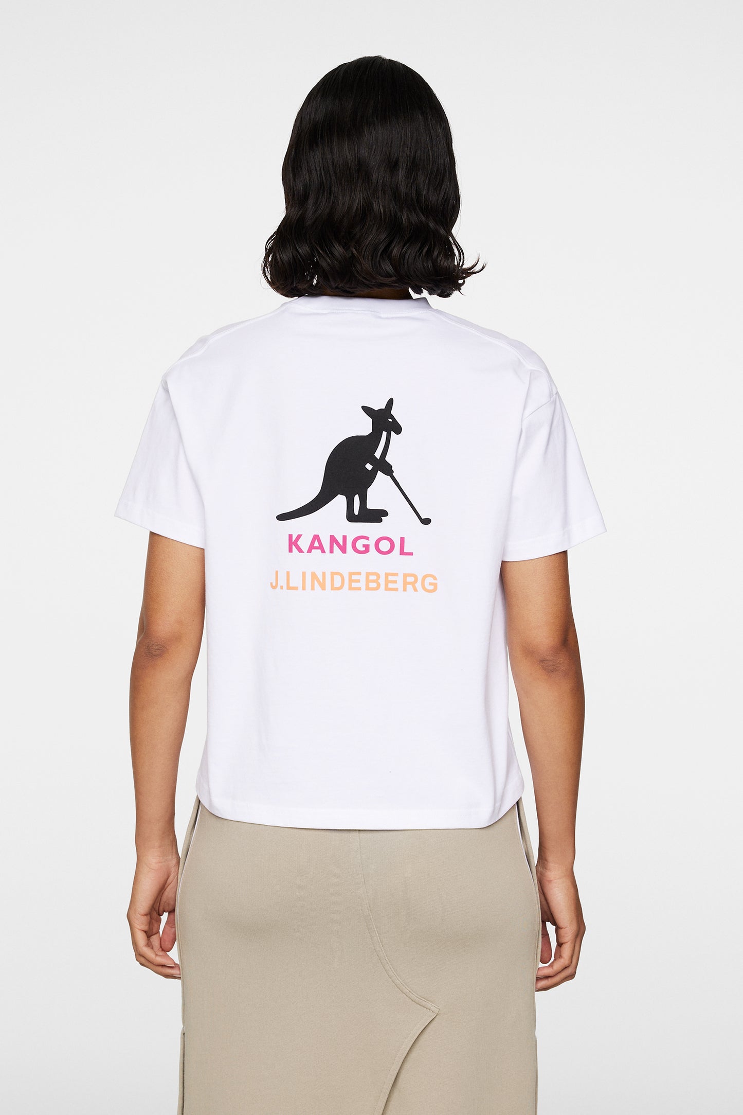 Lina T-shirt in White by J.Lindeberg