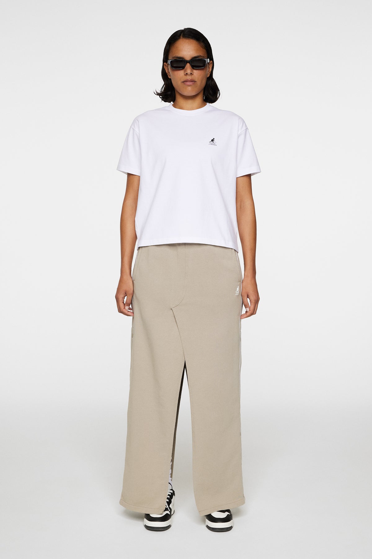 Lina T-shirt in White by J.Lindeberg