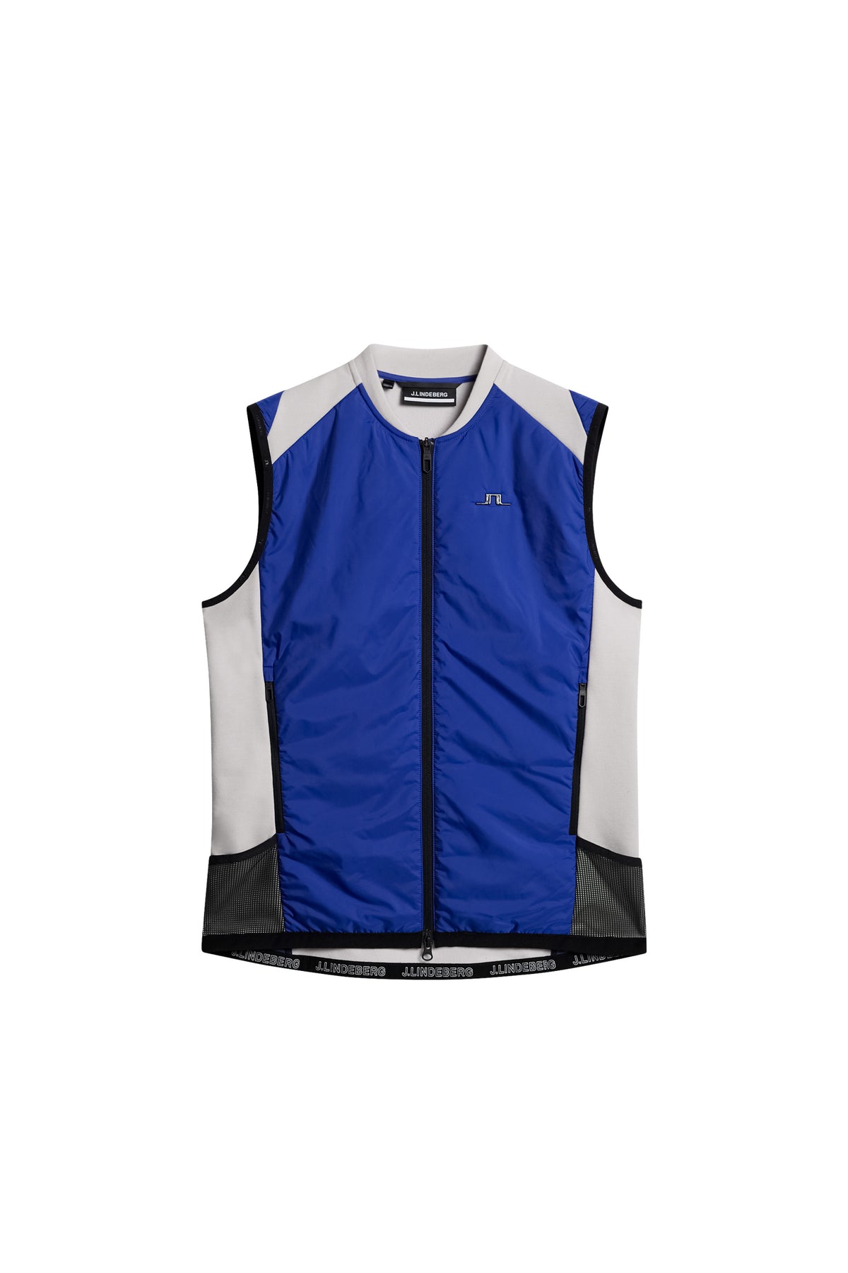 Sanaa Hybrid Vest in Moonbeam Melange by J.Lindeberg