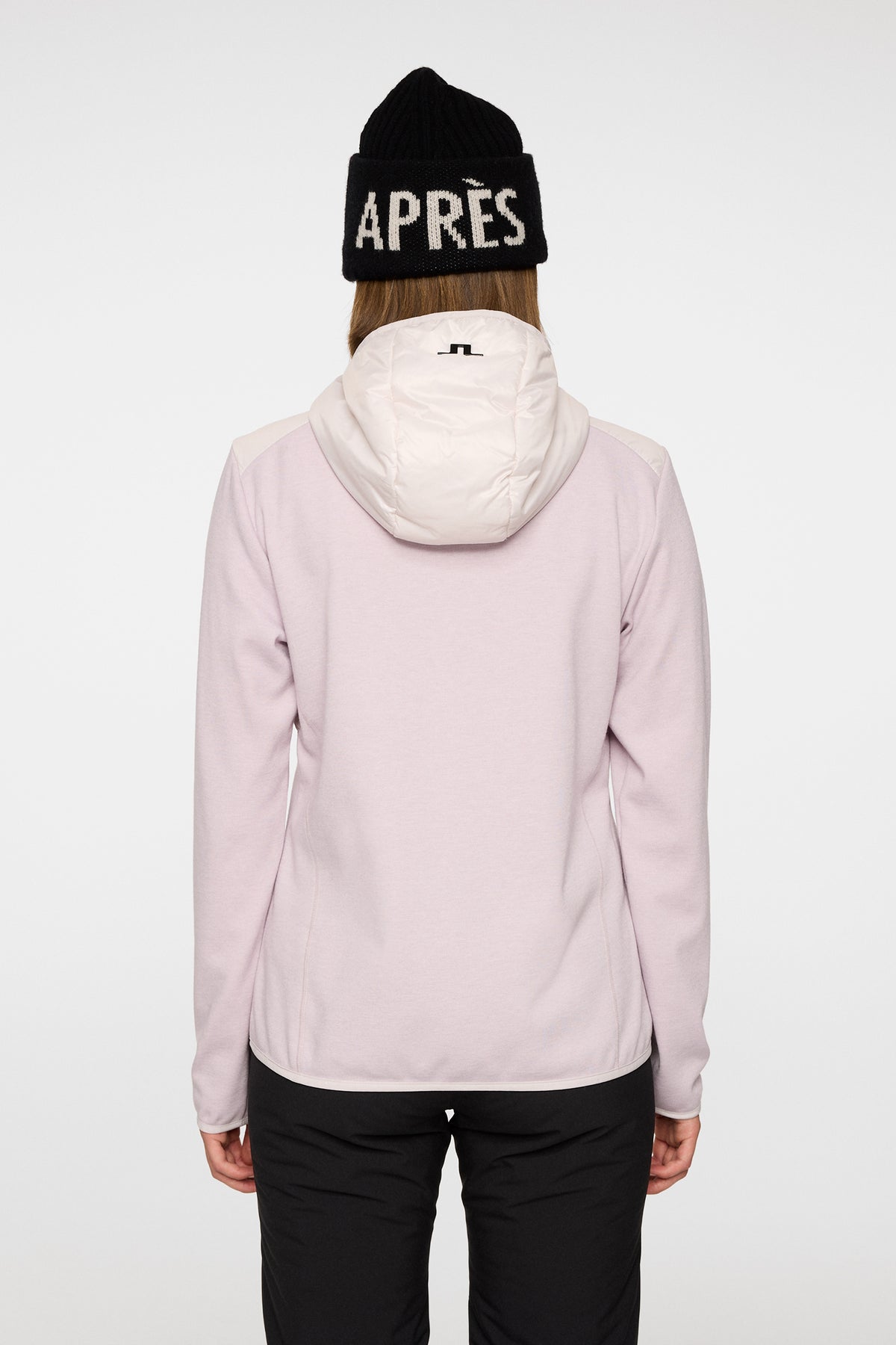 Gemma Hybrid Hood in Grey Lilac by J.Lindeberg