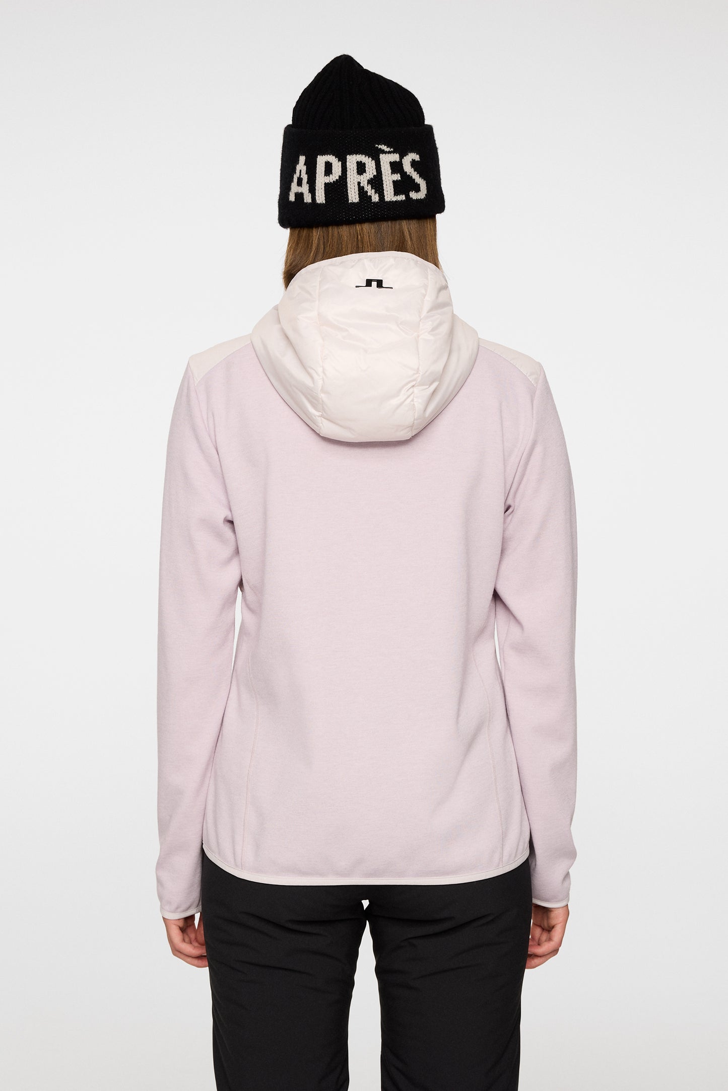 Gemma Hybrid Hood in Grey Lilac by J.Lindeberg