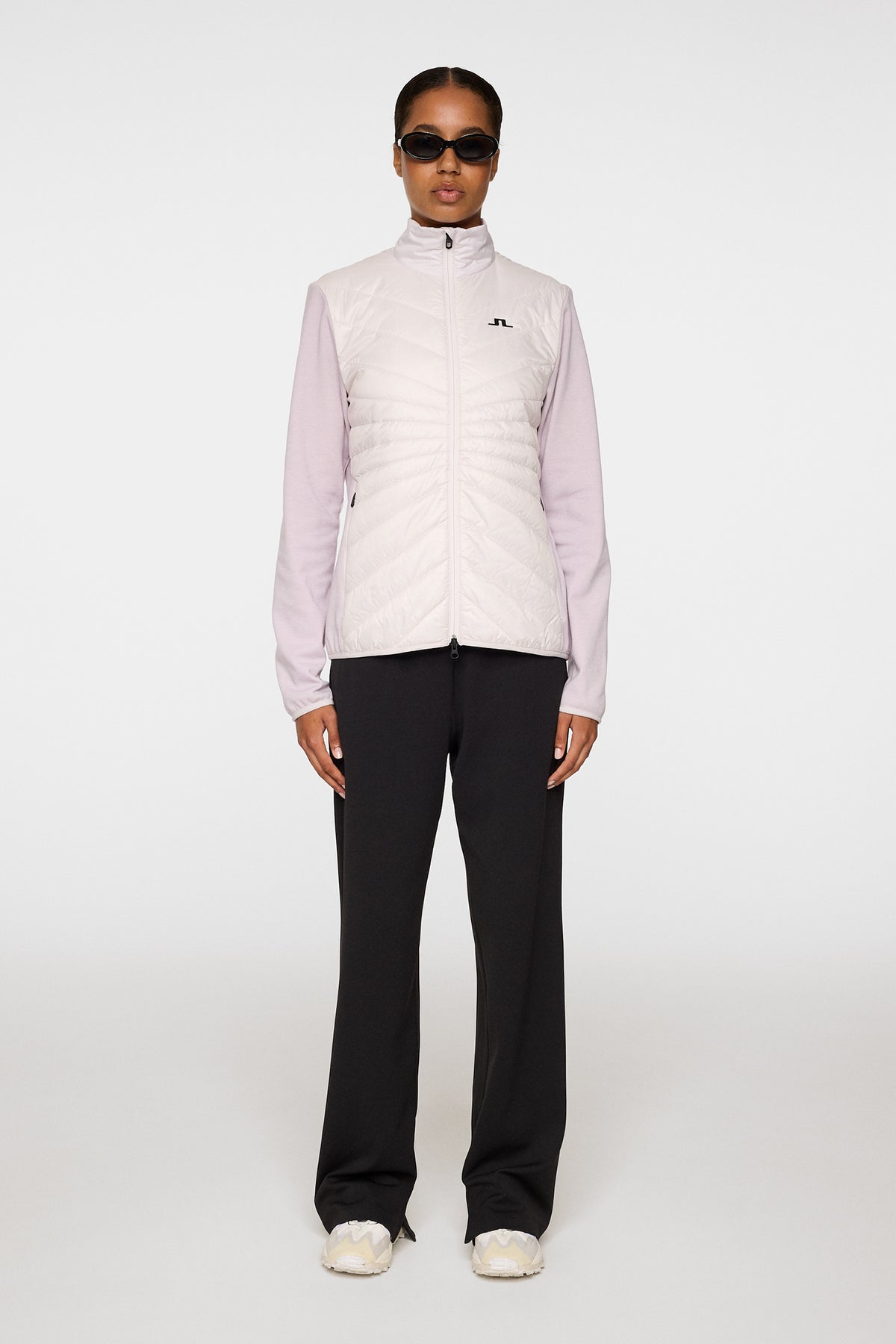 Gemma Hybrid Jacket in Grey Lilac by J.Lindeberg