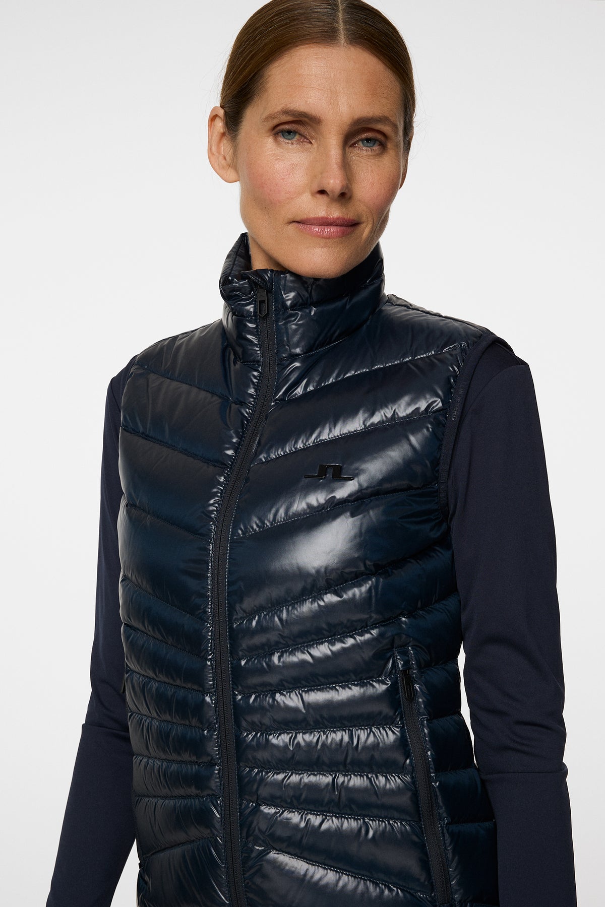 Lara Light Down Vest in JL Navy by J.Lindeberg