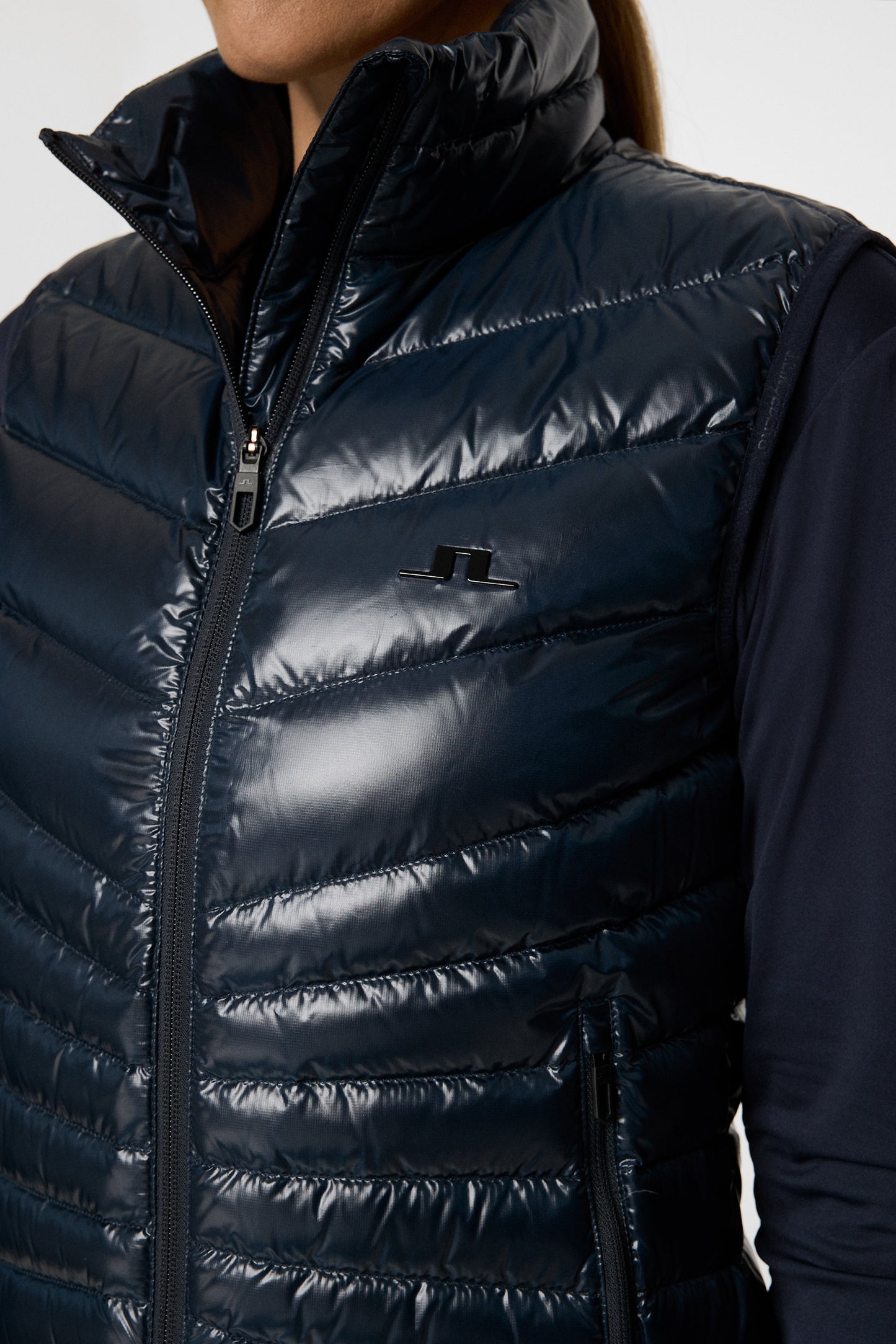 Lara Light Down Vest in JL Navy by J.Lindeberg