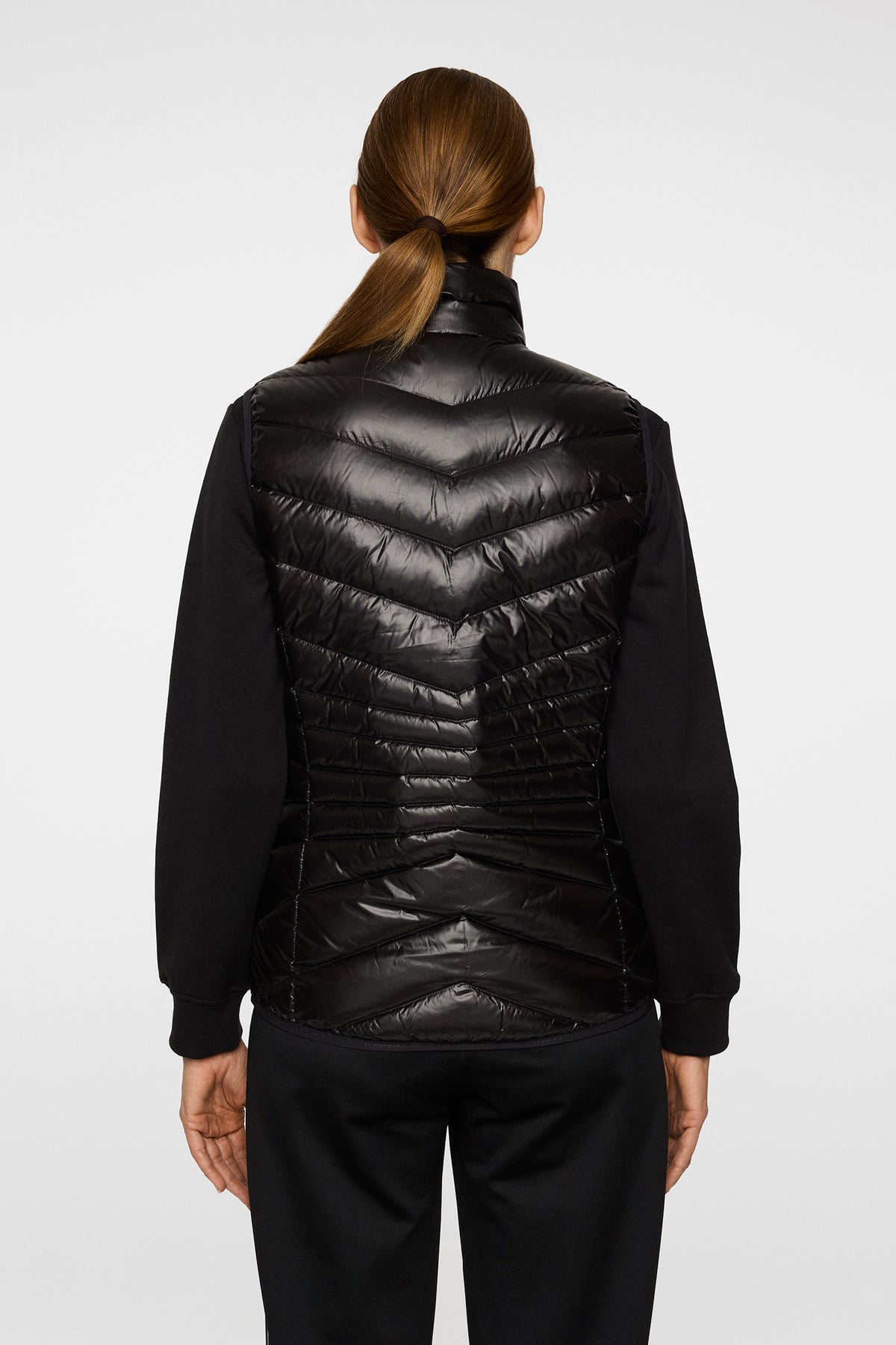 Lara Light Down Vest in Black by J.Lindeberg