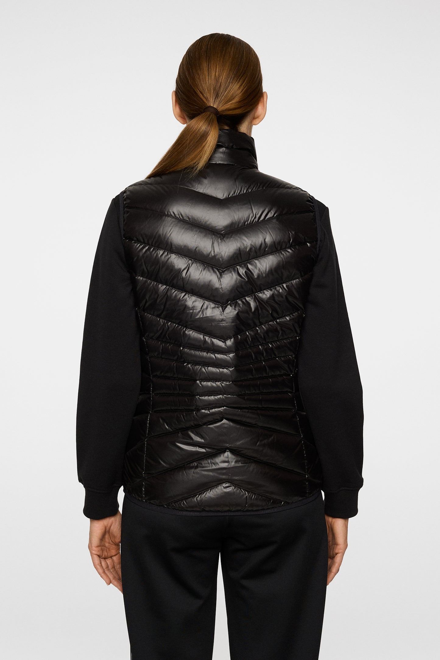 Lara Light Down Vest in Black by J.Lindeberg