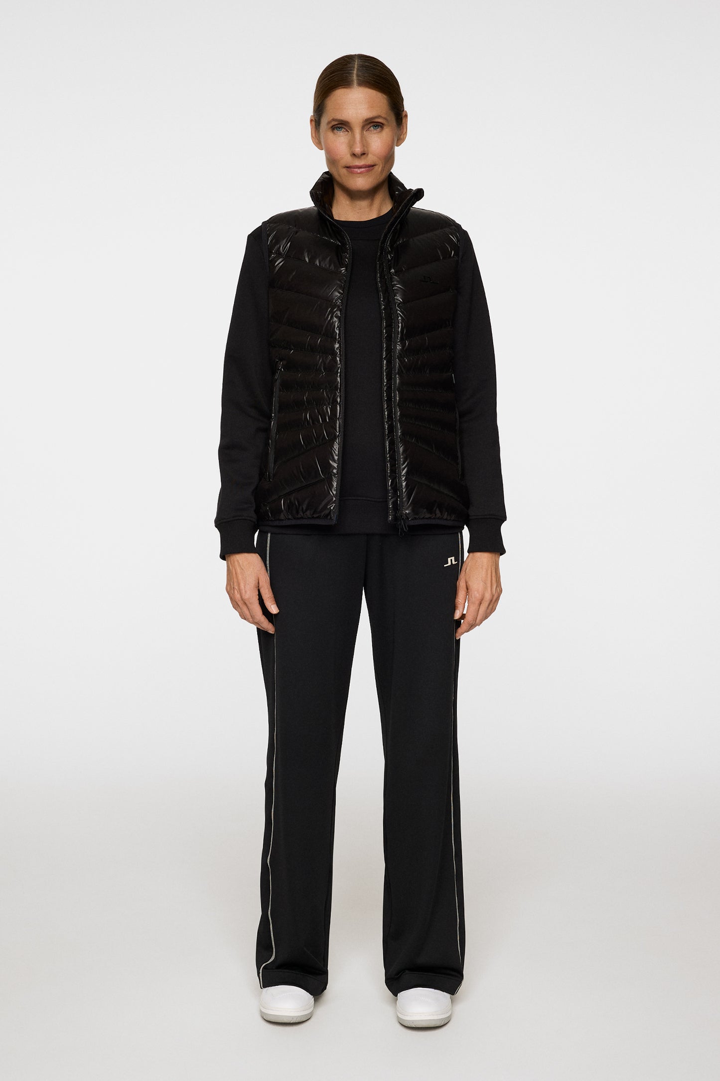 Lara Light Down Vest in Black by J.Lindeberg