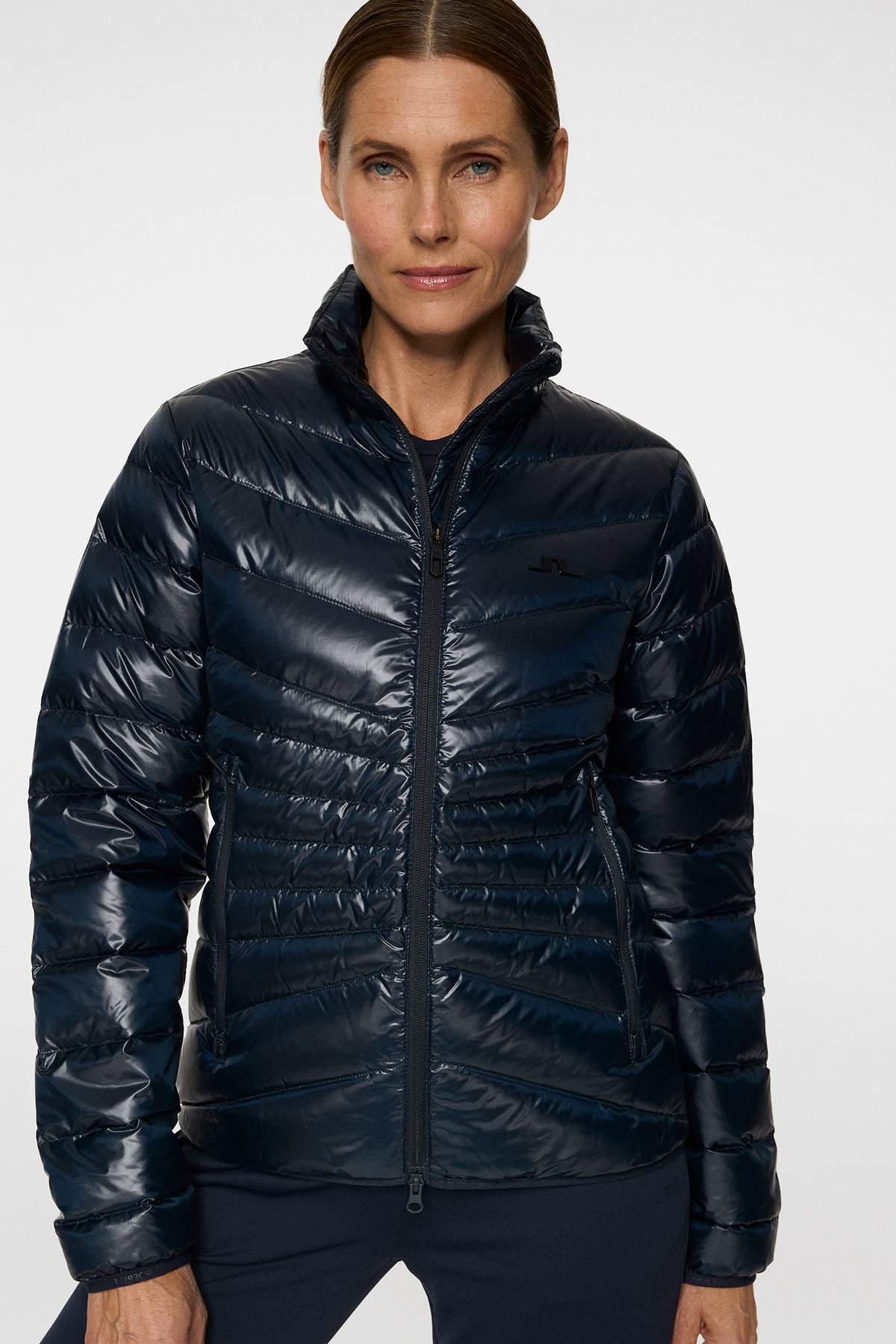 Lara Light Down Jacket in JL Navy by J.Lindeberg