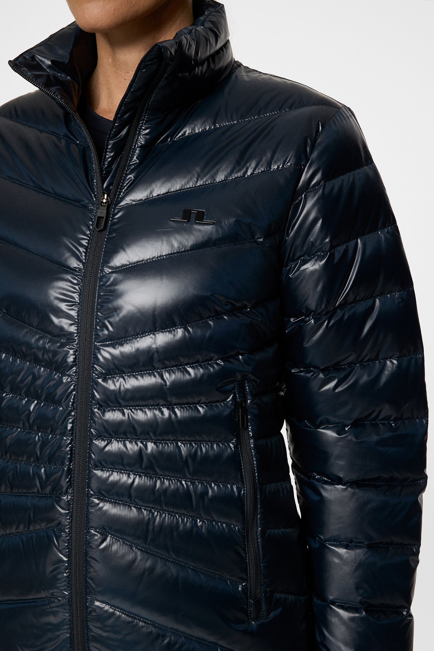 Lara Light Down Jacket in JL Navy by J.Lindeberg