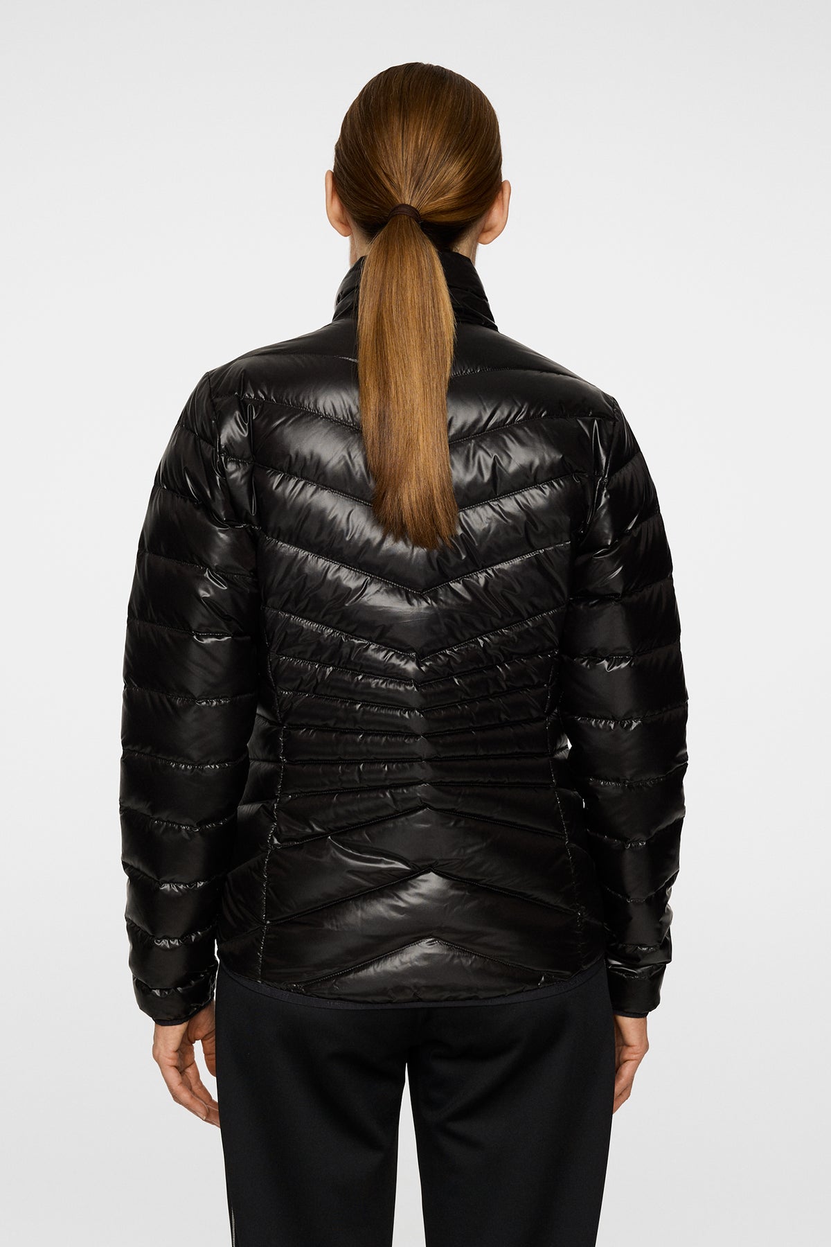 Lara Light Down Jacket in Black by J.Lindeberg