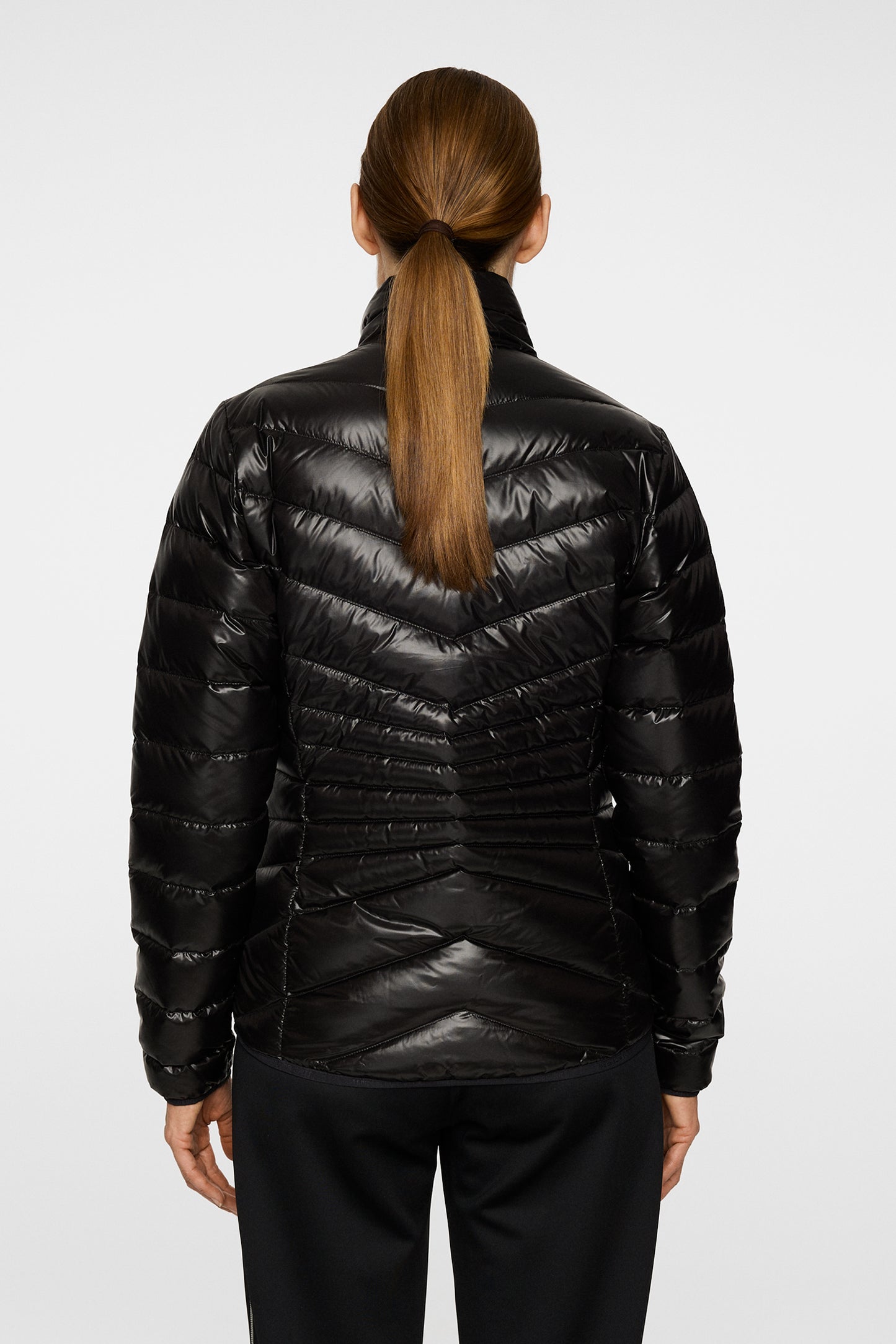 Lara Light Down Jacket in Black by J.Lindeberg