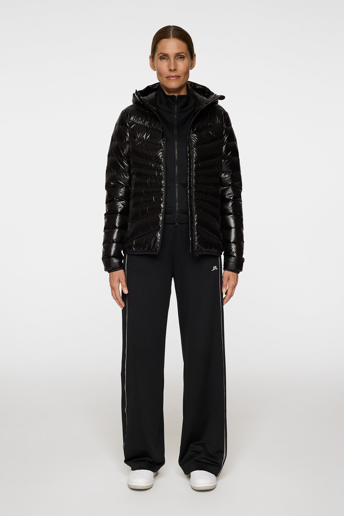 Lara Light Down Hood in Black by J.Lindeberg