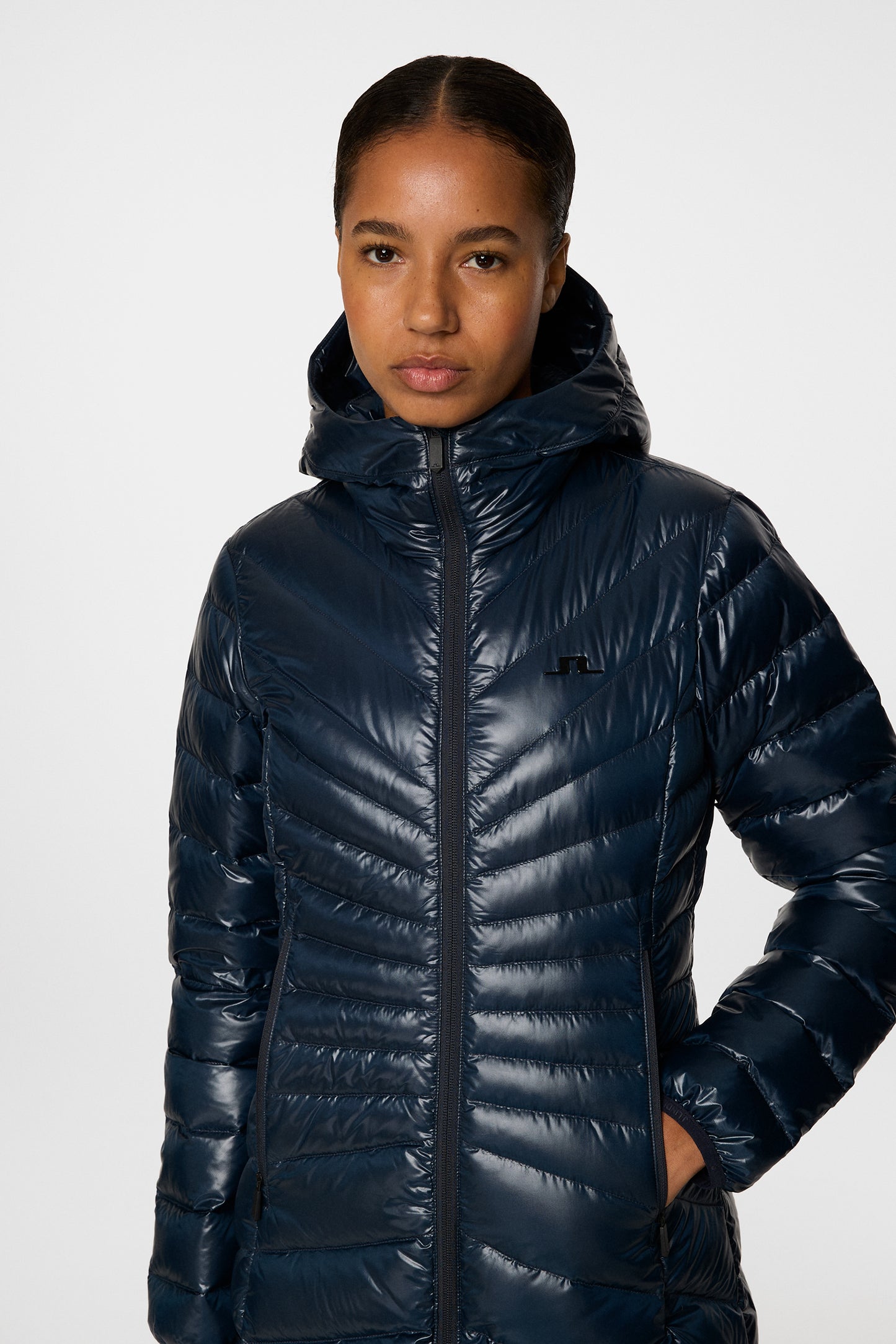 Lara Light Down Parka in JL Navy by J.Lindeberg