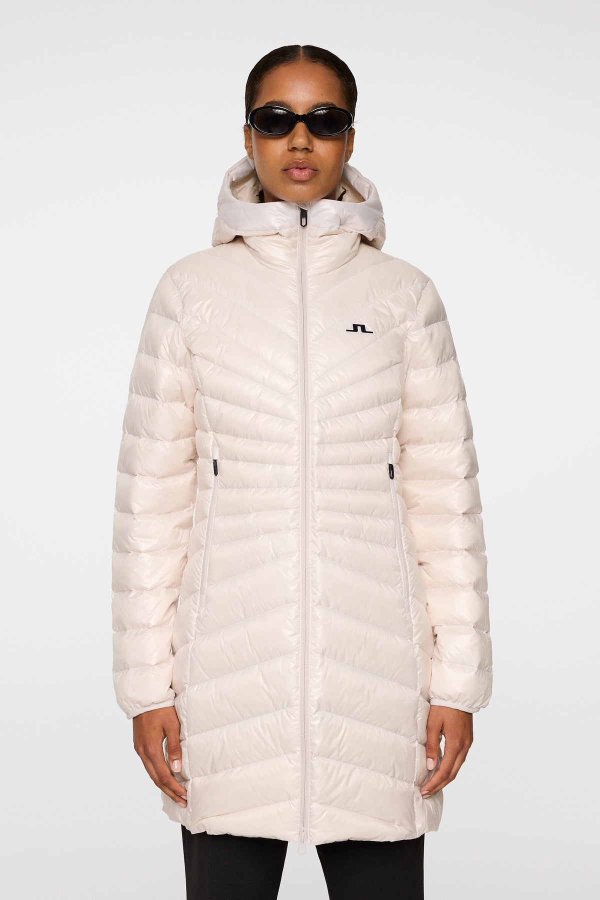 Lara Light Down Parka in Grey Lilac by J.Lindeberg