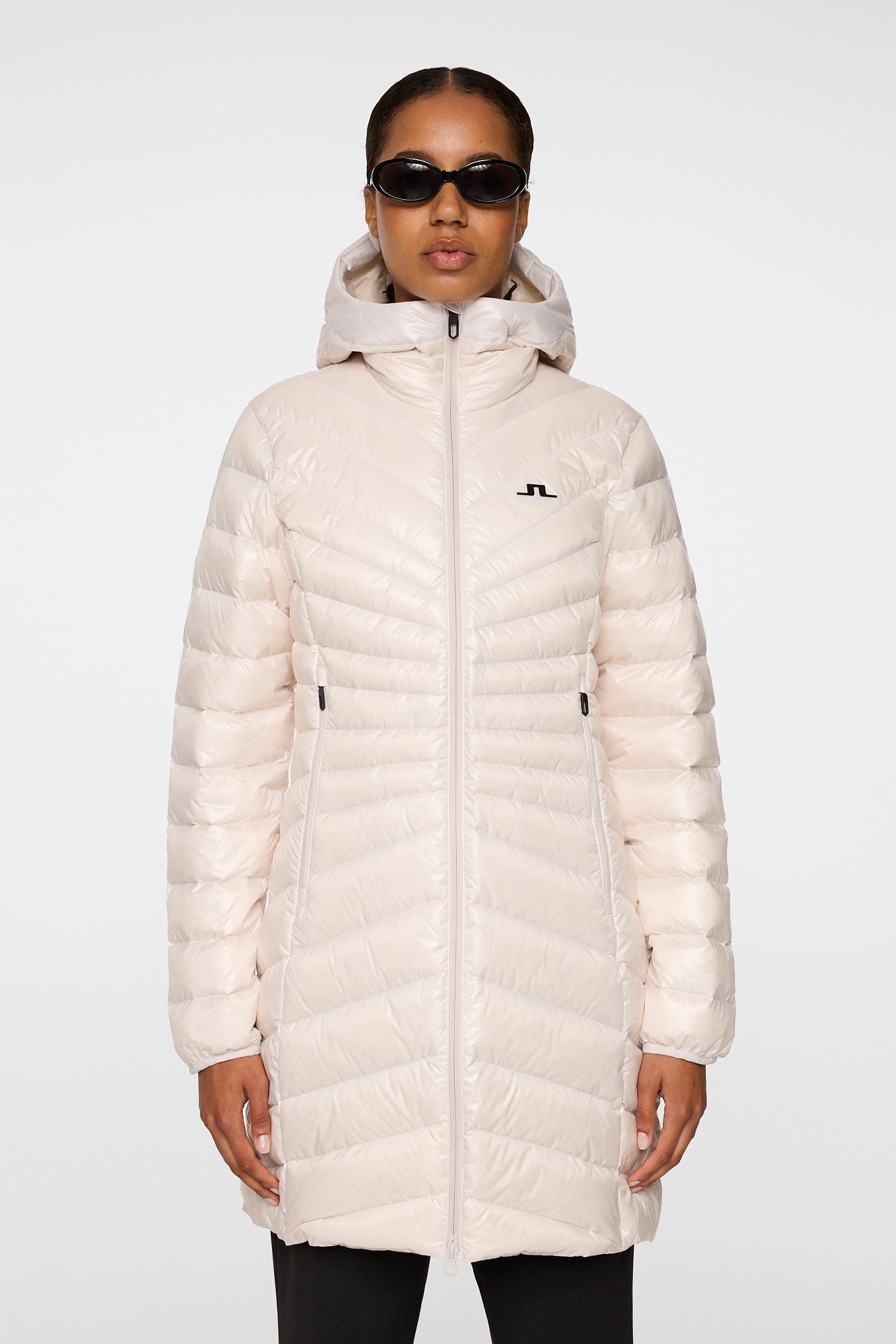 Lara Light Down Parka in Grey Lilac by J.Lindeberg