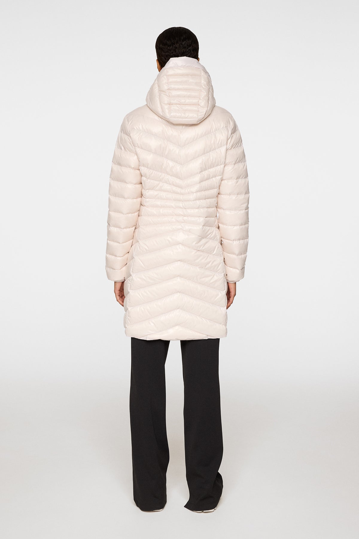 Lara Light Down Parka in Grey Lilac by J.Lindeberg