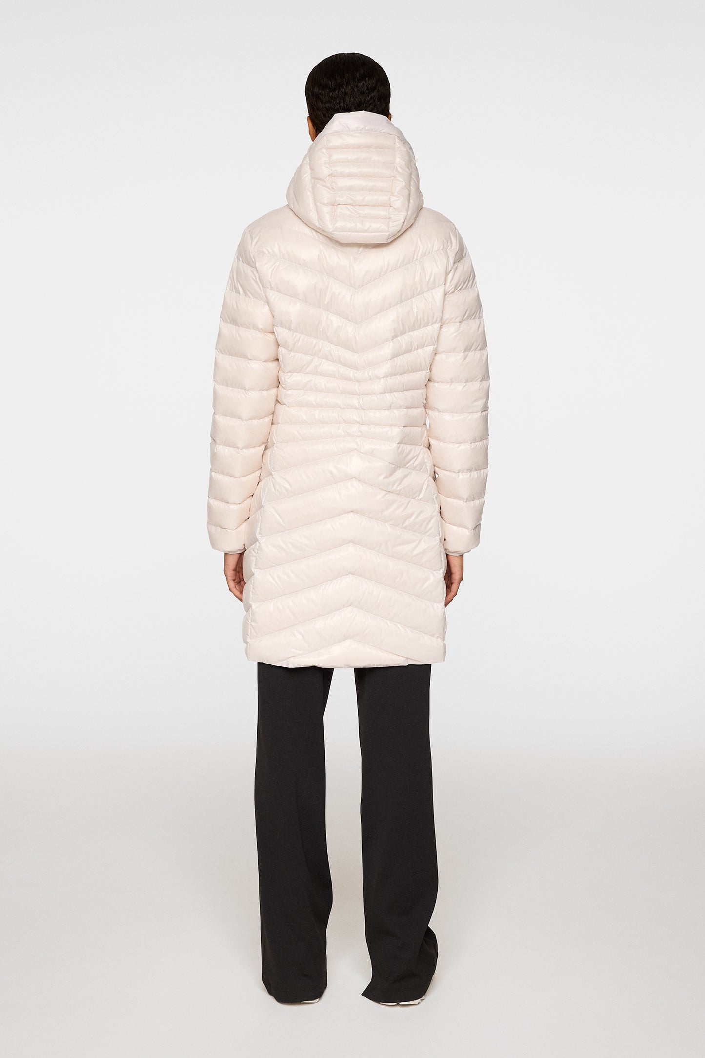 Lara Light Down Parka in Grey Lilac by J.Lindeberg