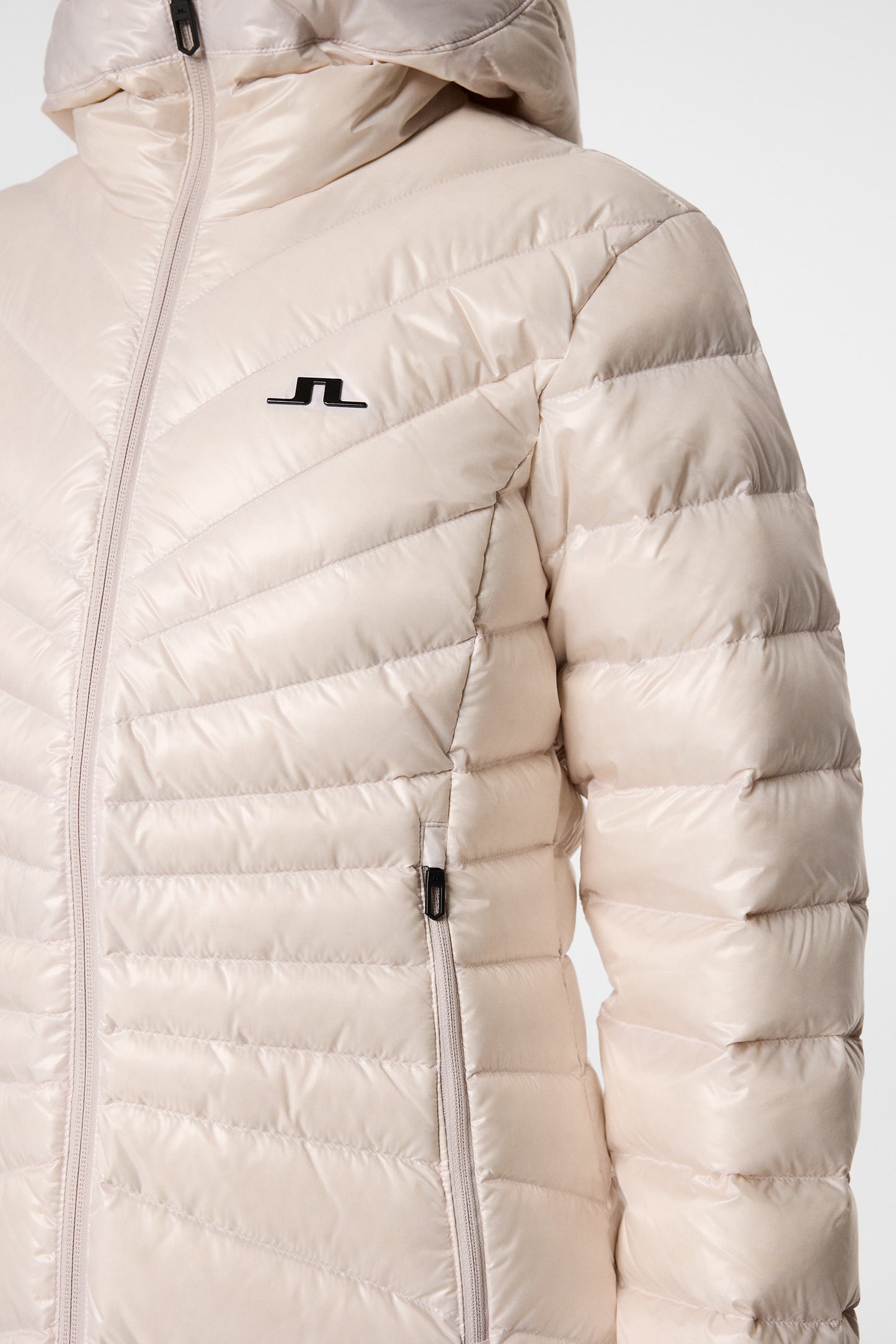 Lara Light Down Parka in Grey Lilac by J.Lindeberg