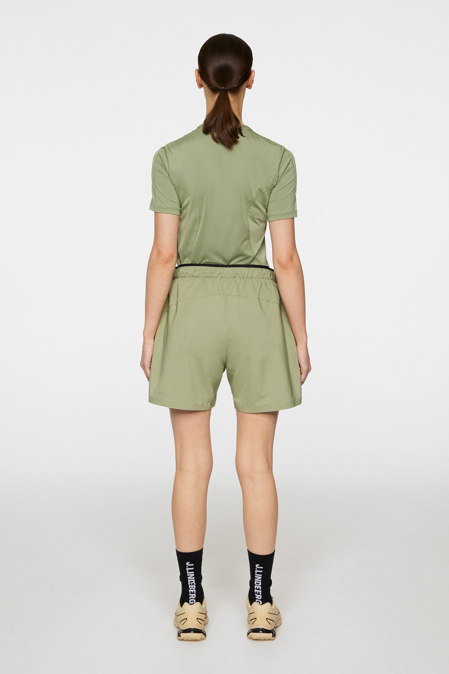 Novia Pro Pack Shorts in Oil Green by J.Lindeberg