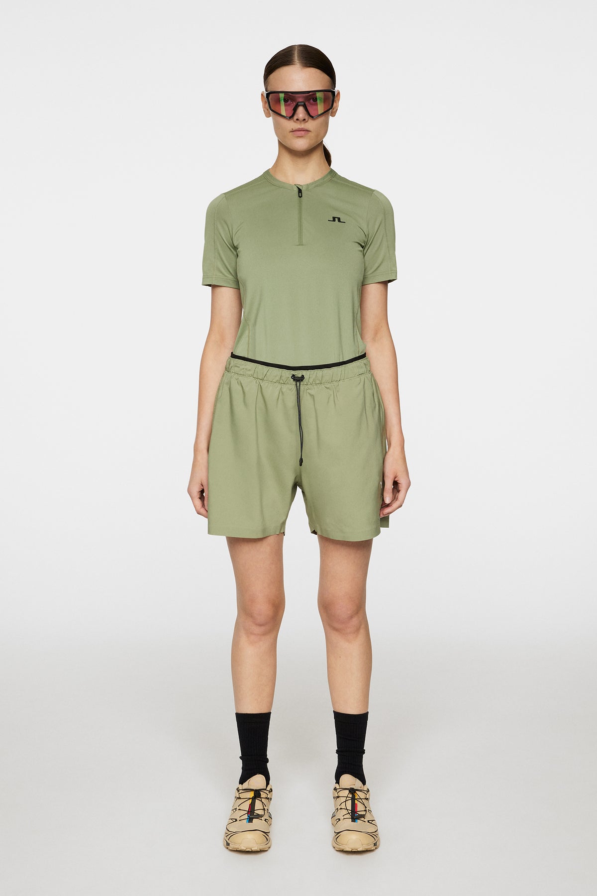 Novia Pro Pack Shorts in Oil Green by J.Lindeberg