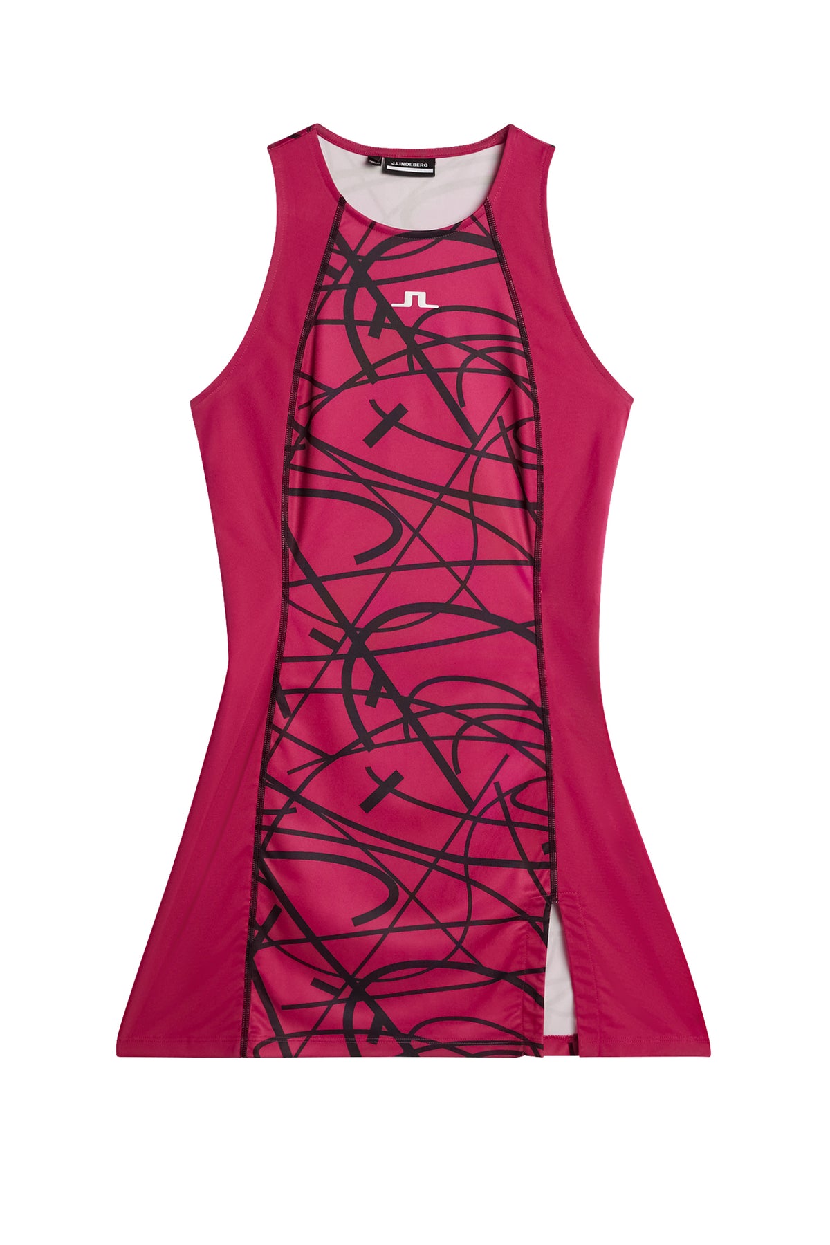 Maddy Printed Dress in Court Swirl Vivacious M by J.Lindeberg