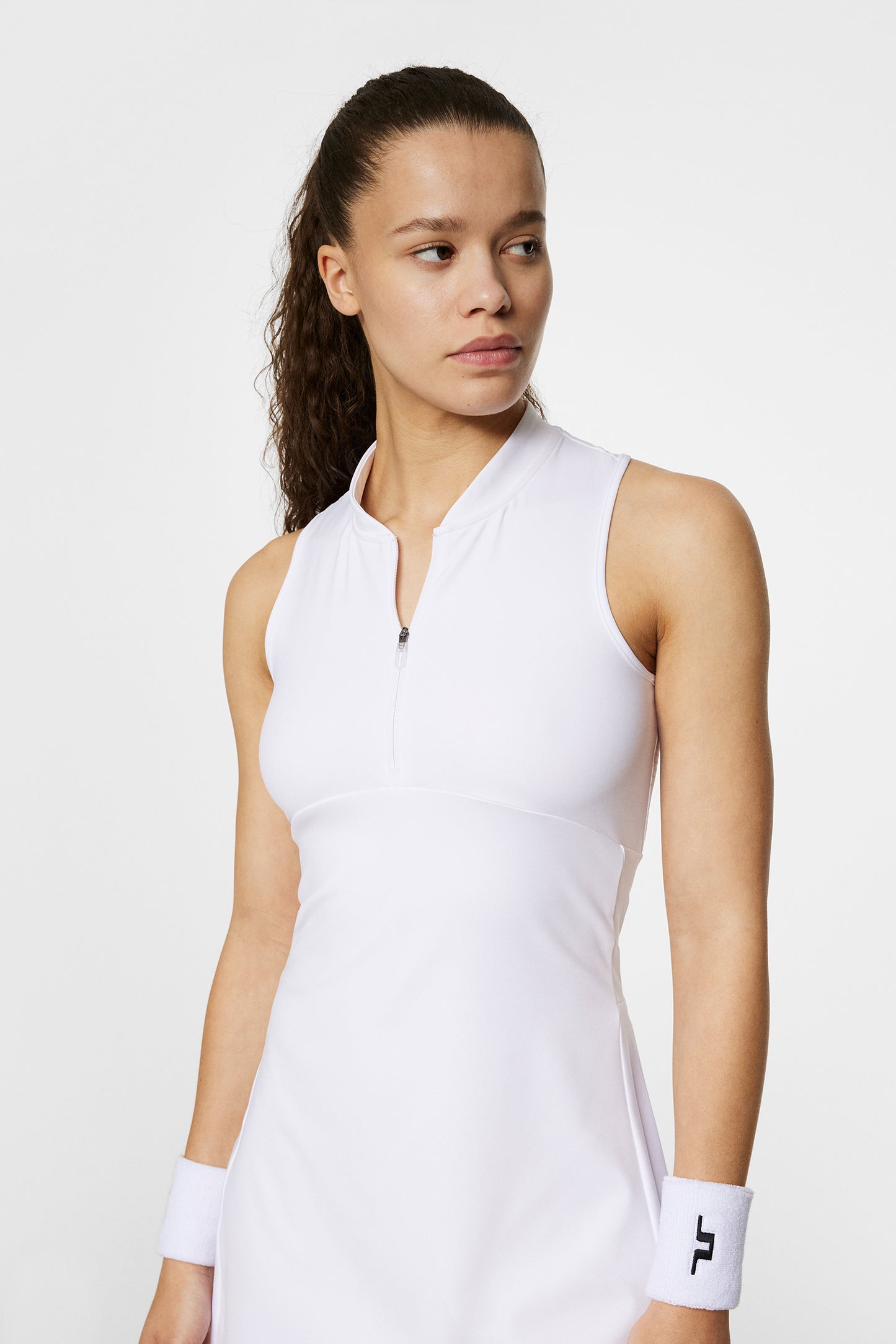 Inaya Dress in White by J.Lindeberg