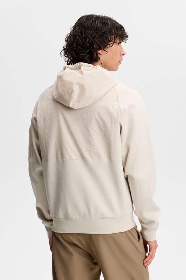 Mijo Hybrid Hoodie / Moonbeam