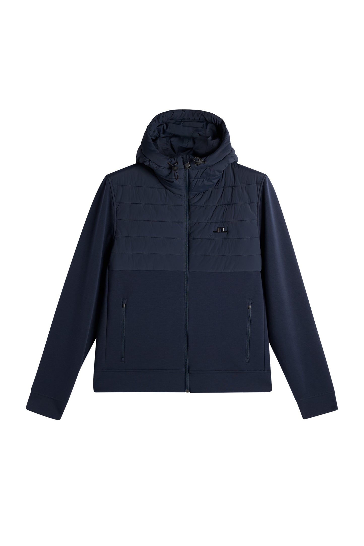 Gage Hybrid Hood Jacket in JL Navy by J.Lindeberg