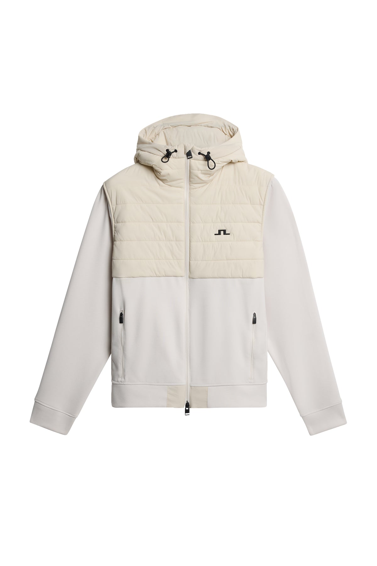 Gage Hybrid Hood Jacket in Moonbeam by J.Lindeberg