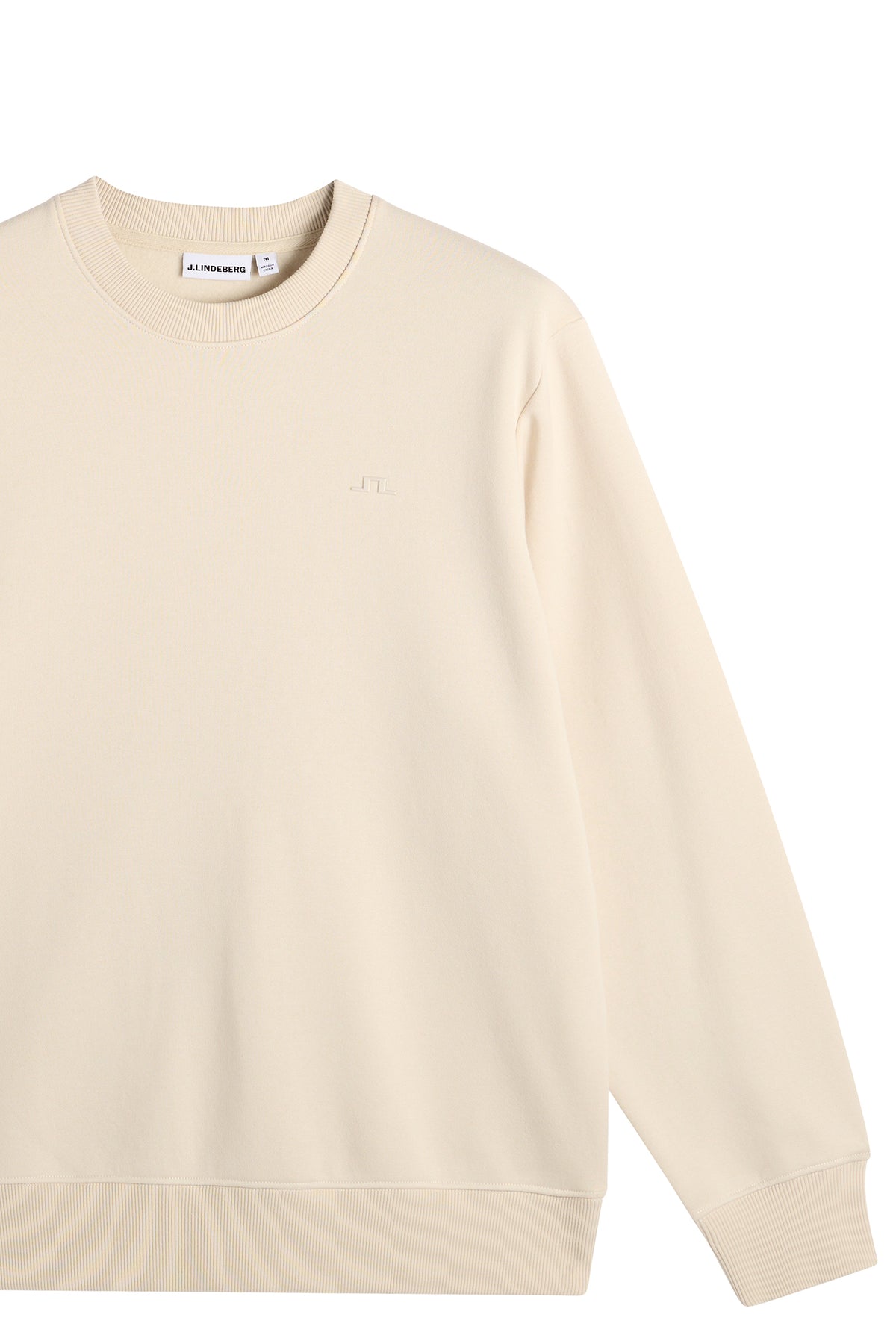 Alpha Crew Neck in Moonbeam by J.Lindeberg