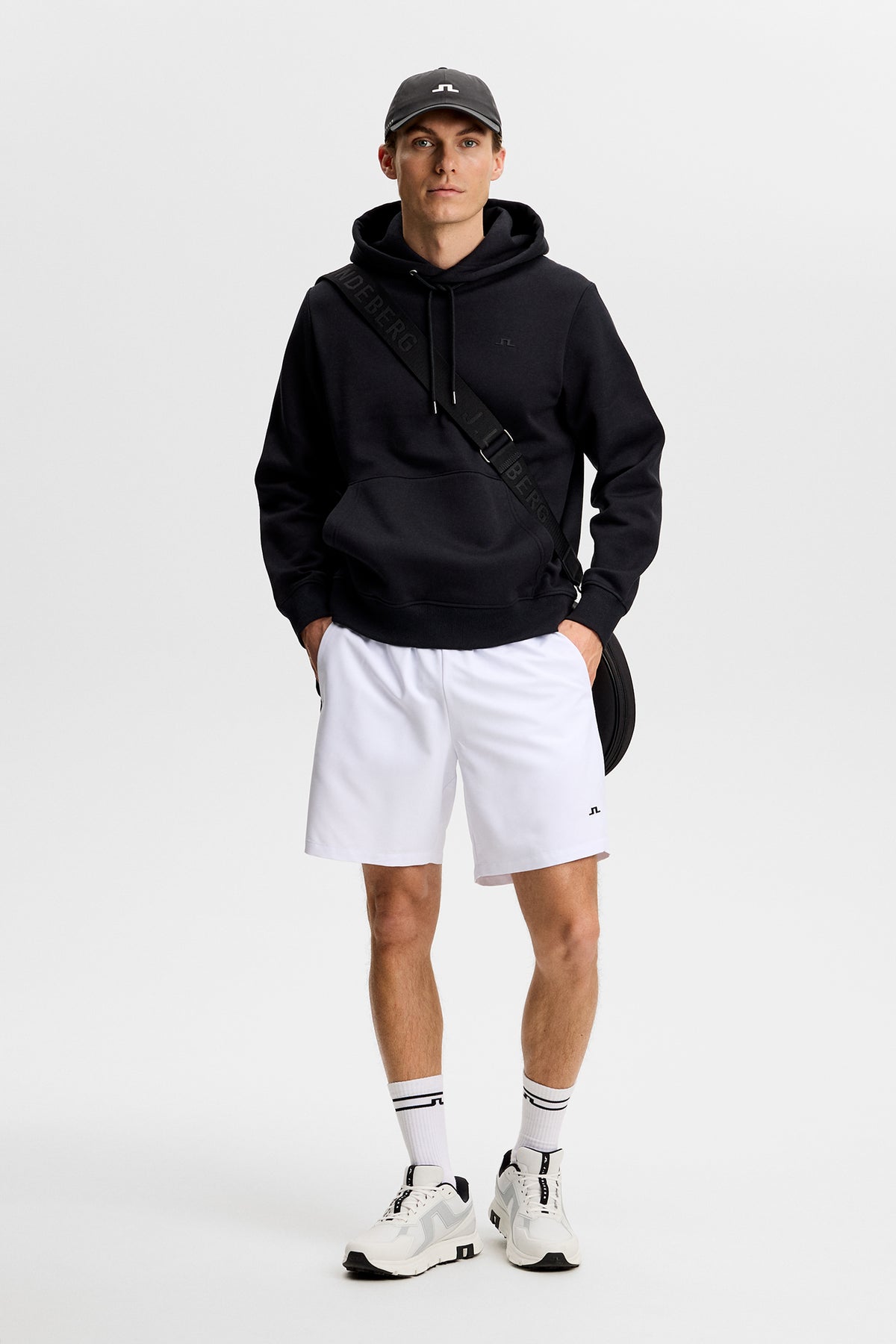 Alpha Hood in Black by J.Lindeberg