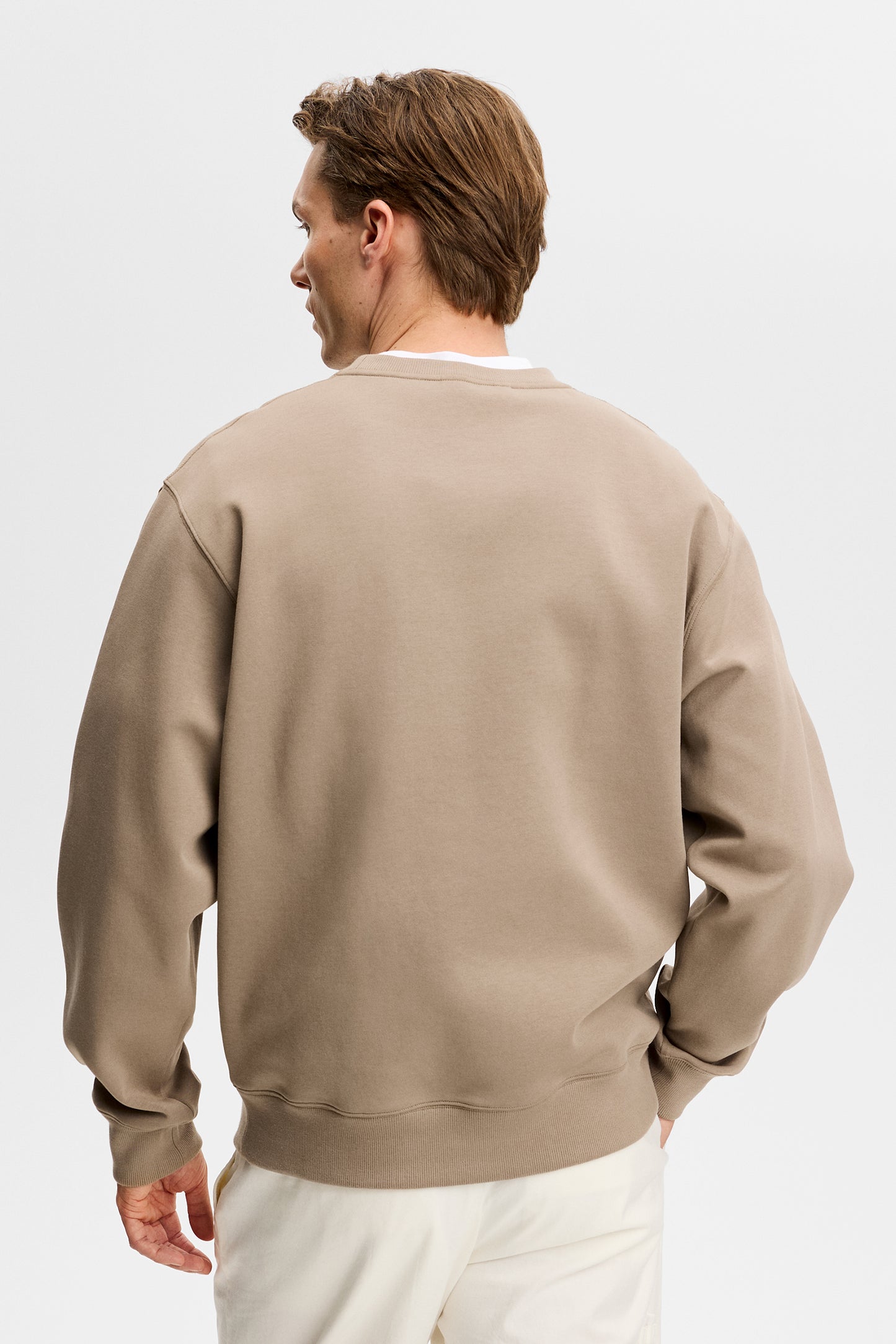 Club Crew Neck in Brindle by J.Lindeberg