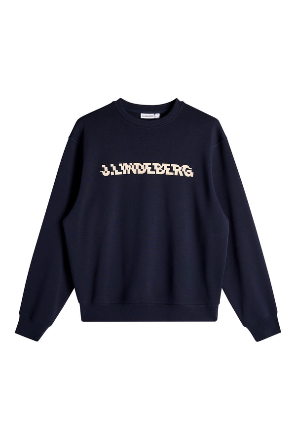 Club Printed  Crew Neck / JL Navy