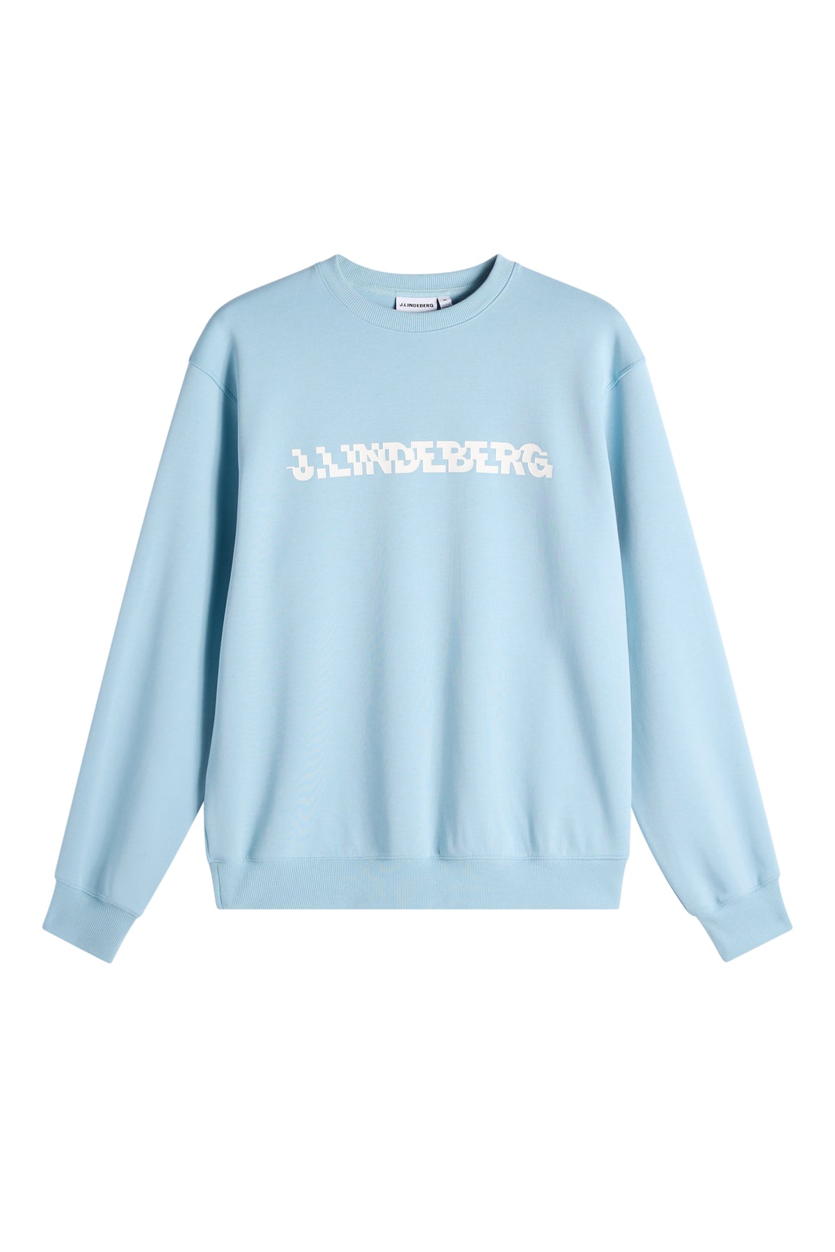 Club Printed  Crew Neck in Forget-Me-Not by J.Lindeberg