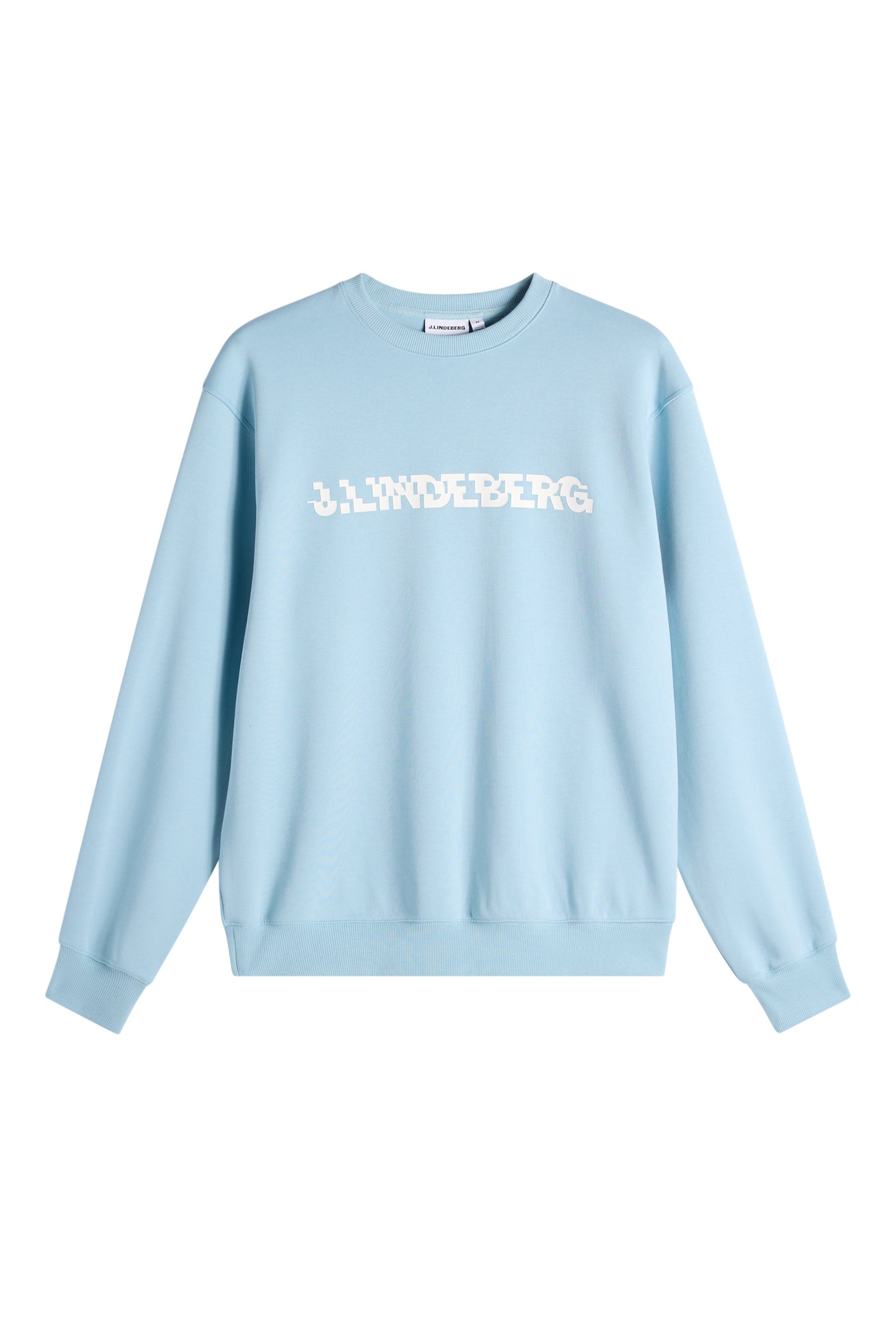 Club Printed  Crew Neck in Forget-Me-Not by J.Lindeberg