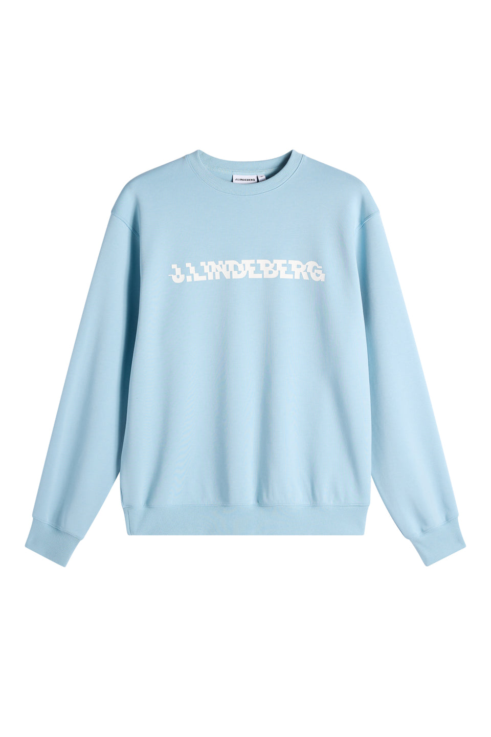 Club Printed  Crew Neck / Forget-Me-Not