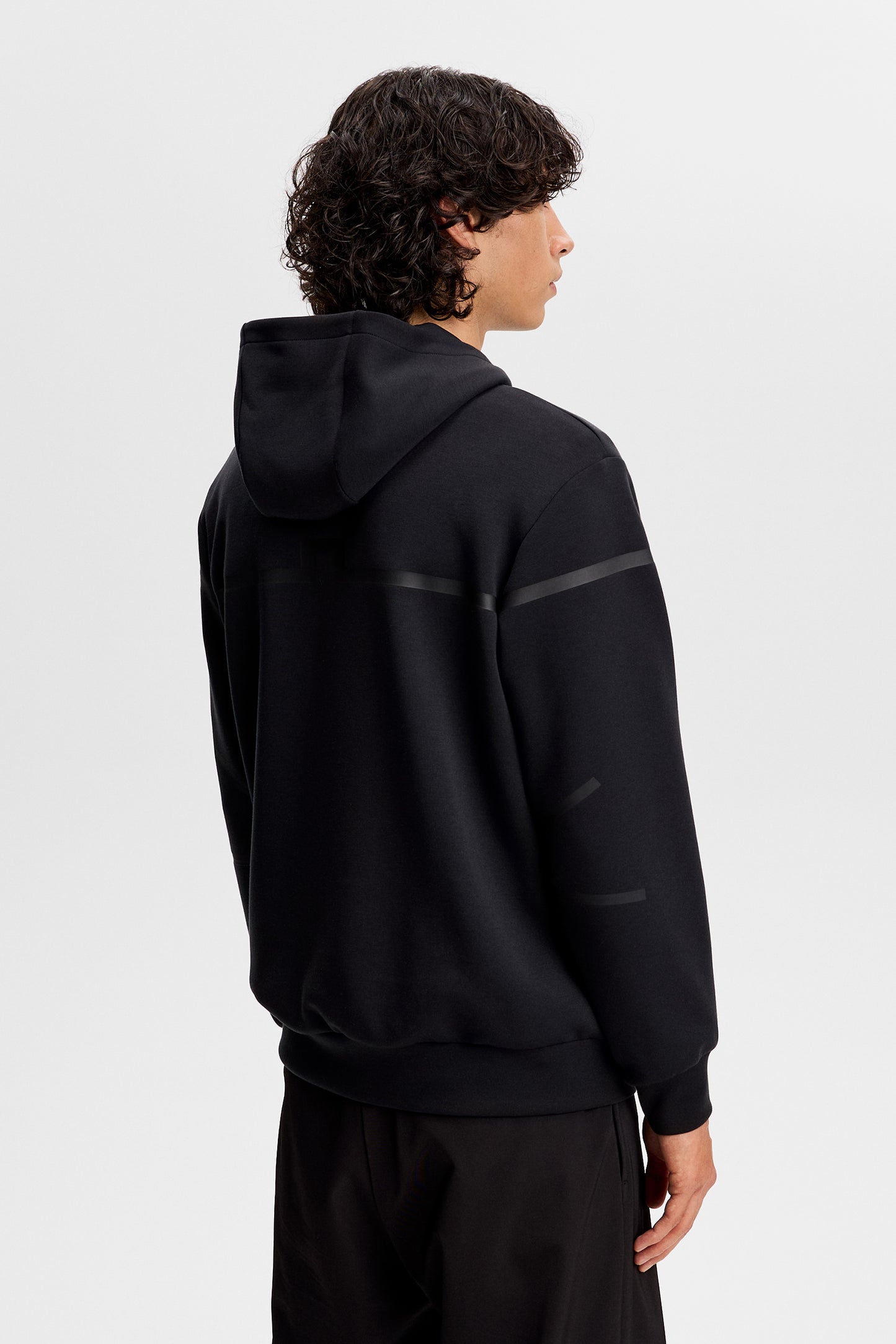 Icon Hood in Black by J.Lindeberg