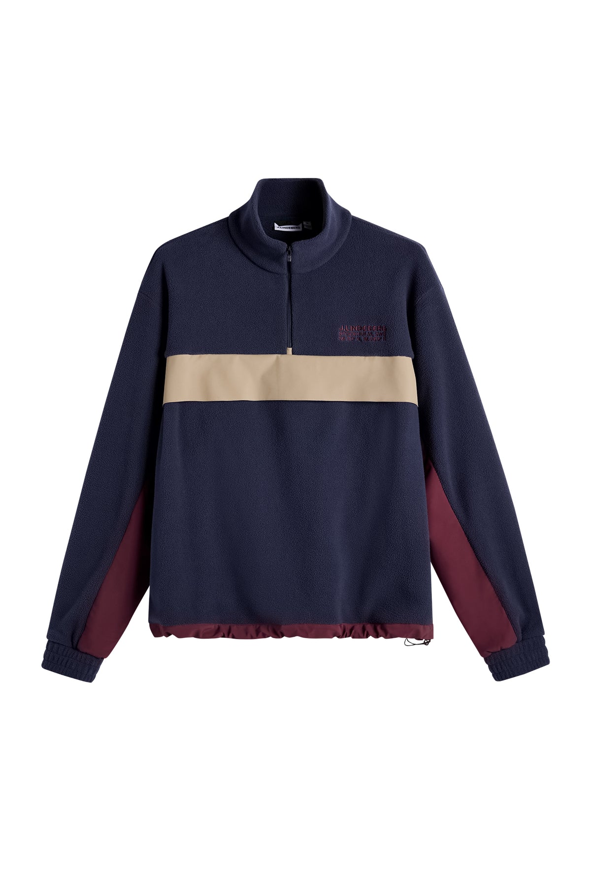 Quinn Hybrid Sweatshirt in JL Navy by J.Lindeberg