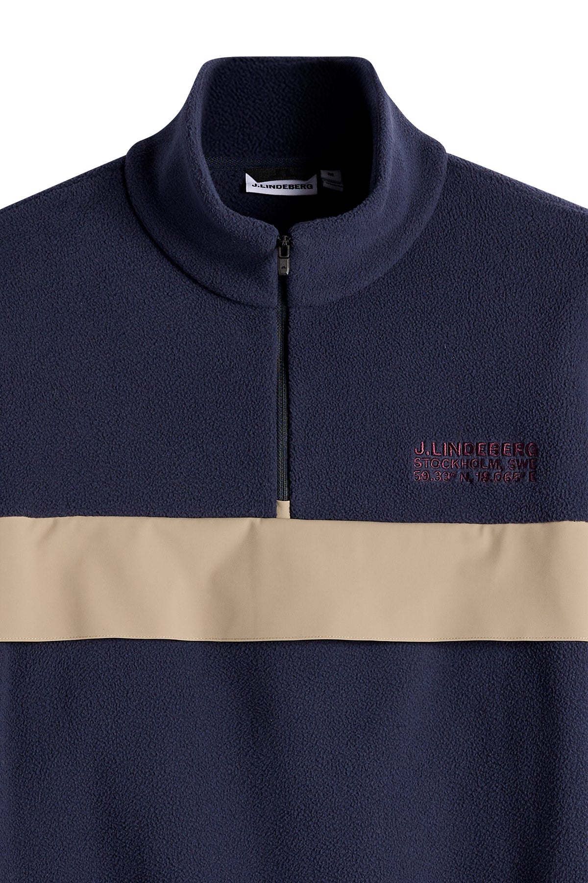 Quinn Hybrid Sweatshirt in JL Navy by J.Lindeberg